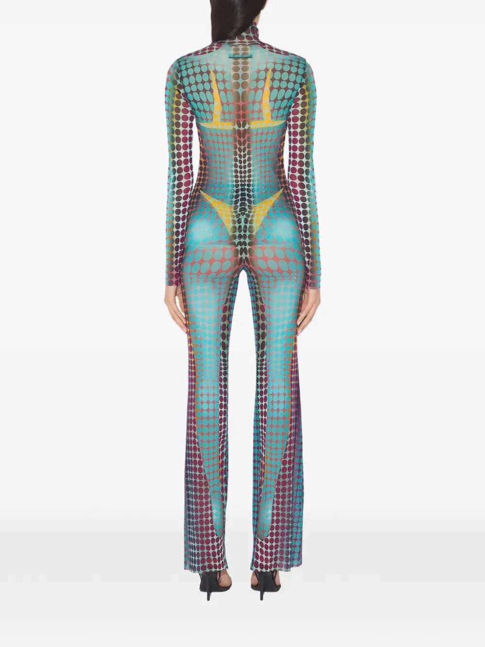 Jean Paul Gaultier "RE-EDITION : HIGH NECK" WITH LONG SLEEVES Size L / US 10 / IT 46 - 3 Thumbnail