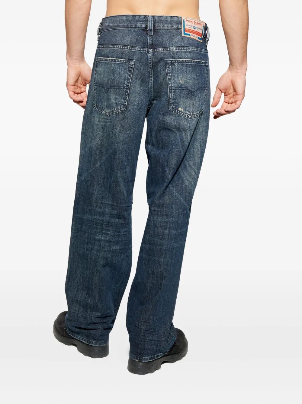 Diesel "2001 D-MACRO" WIDE LEG JEANS Size US 29 - 3 Thumbnail