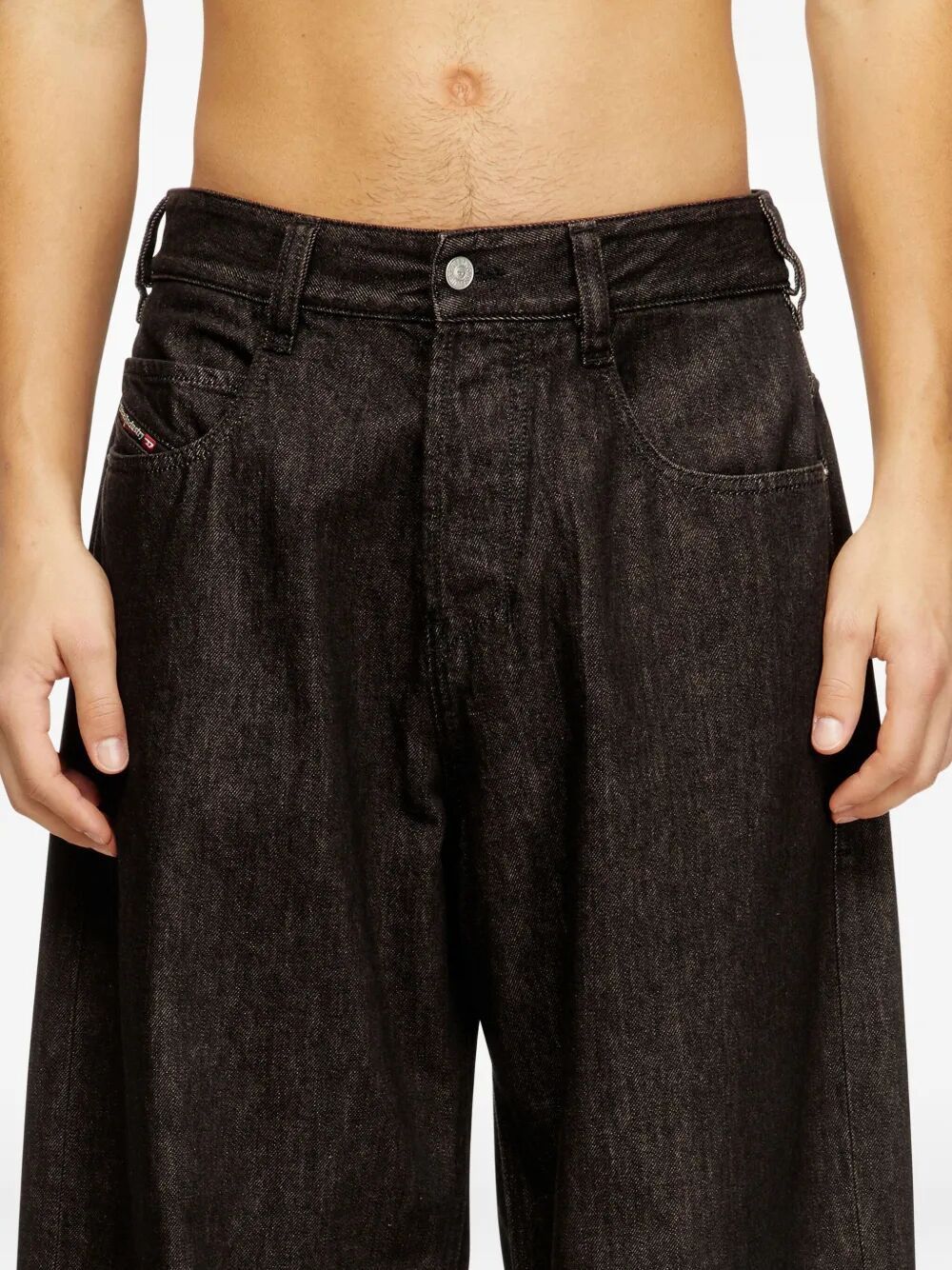Diesel "1997 D-ENIM-M" WIDE LEG JEANS Size US 32 / EU 48 - 2 Thumbnail