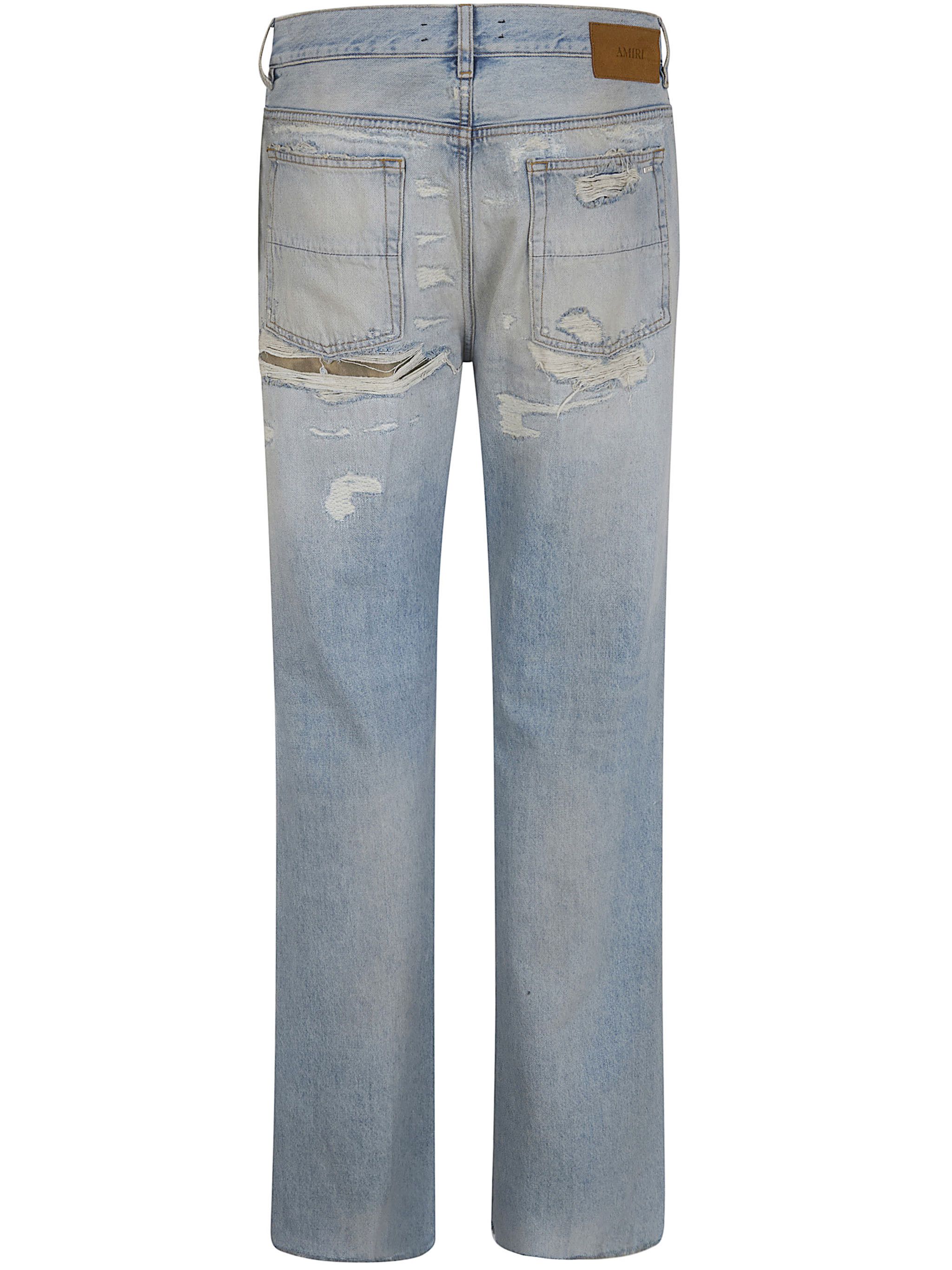 Amiri "REPAIRED" BOOT CUT JEANS Size US 31 - 2 Thumbnail