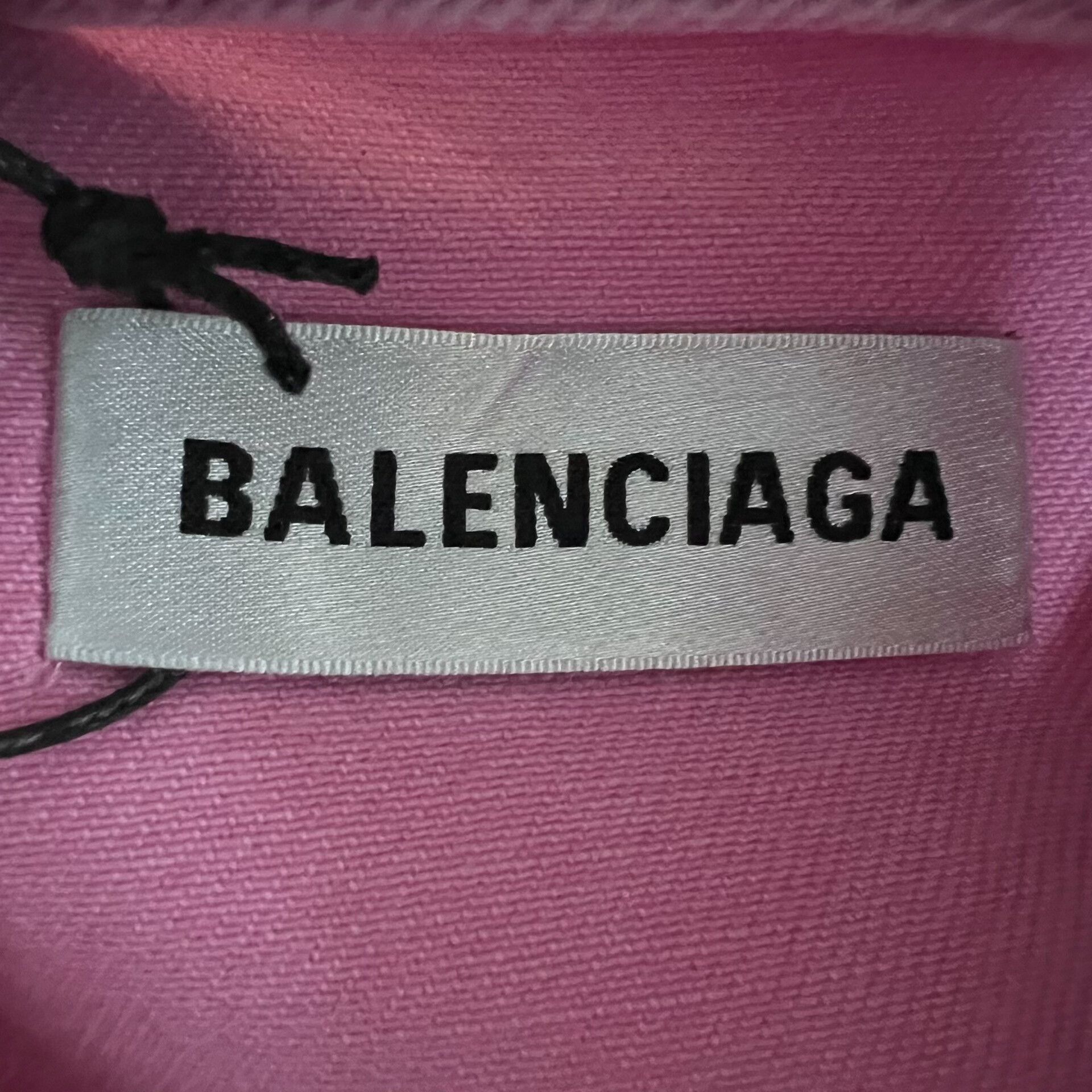 Balenciaga balenciaga pink logo denim jacket 36 Size S / US 4 / IT 40 - 3 Thumbnail