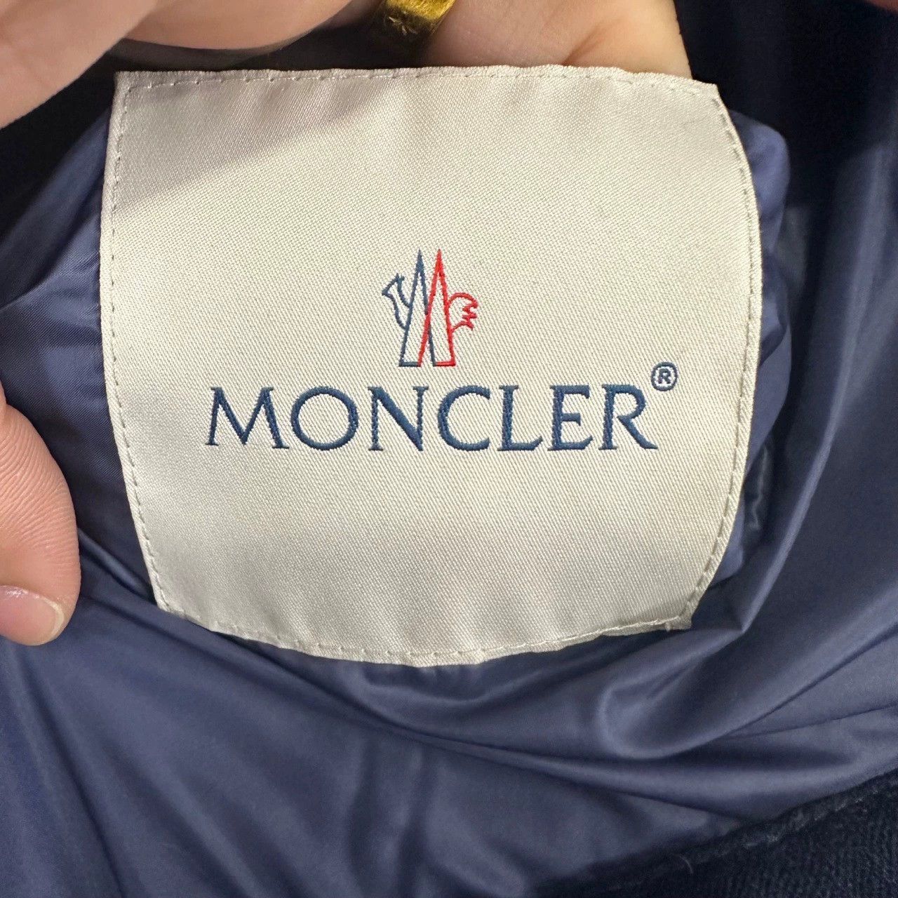Moncler moncler navy wool down jacket size 2 Size US M / EU 48-50 / 2 - 3 Thumbnail