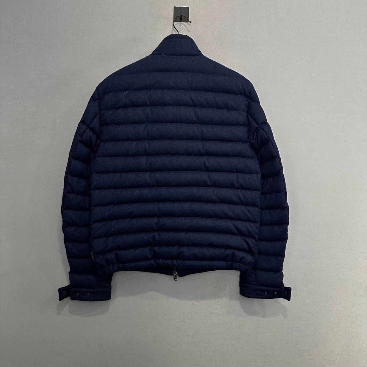 Moncler moncler navy wool down jacket size 2 Size US M / EU 48-50 / 2 - 2 Thumbnail
