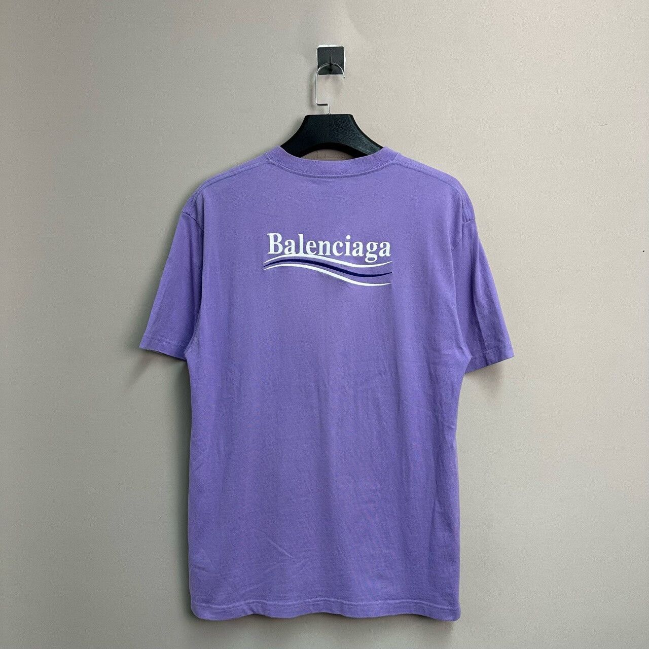 Balenciaga balenciaga short sleeve wave logo tee Size US XS / EU 42 / 0 - 2 Thumbnail
