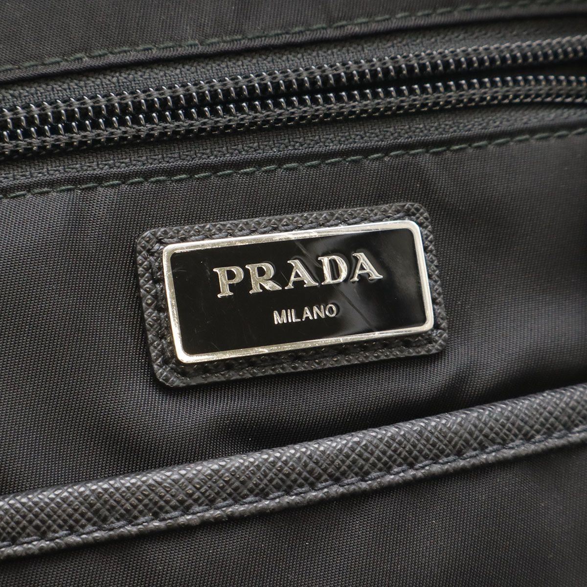 Prada Prada TESSUTO Nylon Leather Shoulder Bag Leather Crossbody Bag 2VZ013 DUTY FREE for USA