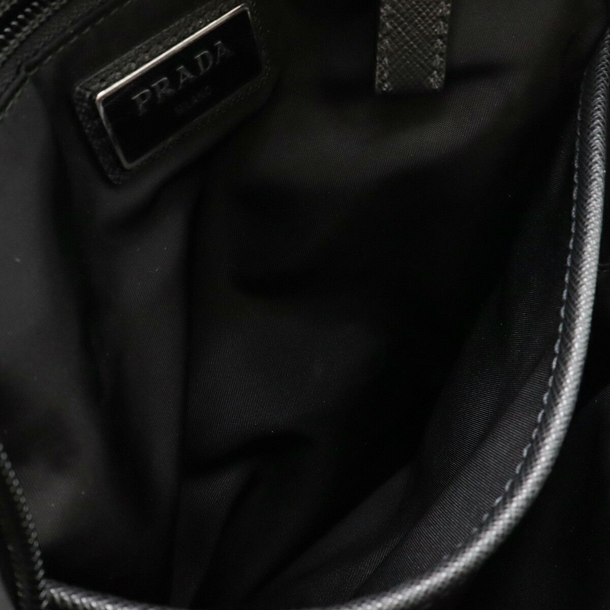 Prada Prada TESSUTO Nylon Leather Shoulder Bag Leather Crossbody Bag 2VZ013 DUTY FREE for USA