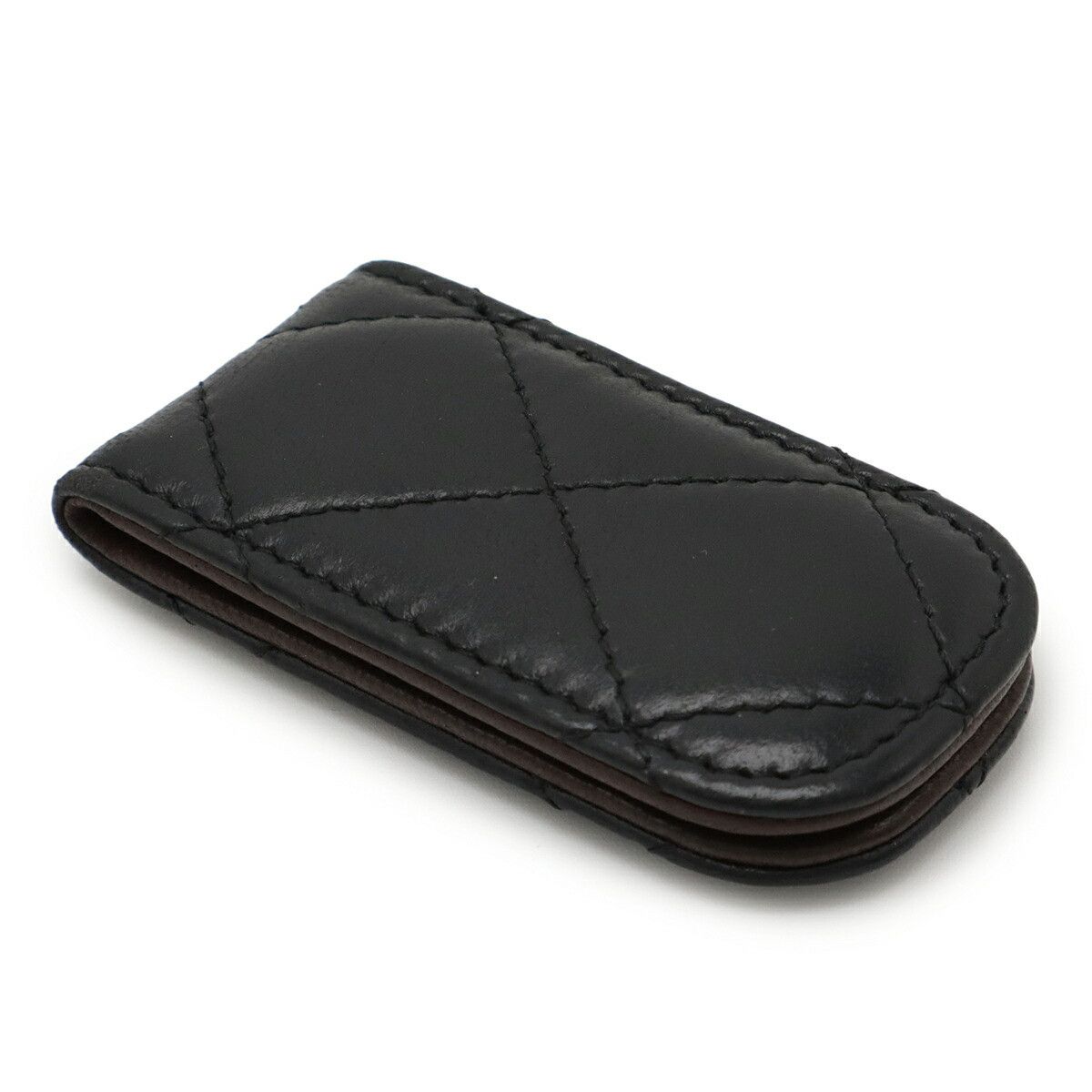 Chanel Chanel Chanel Matelassé Coco Mark Lambskin Money Clip Leather Other A80801 DUTY FREE for USA Size ONE SIZE - 2 Thumbnail