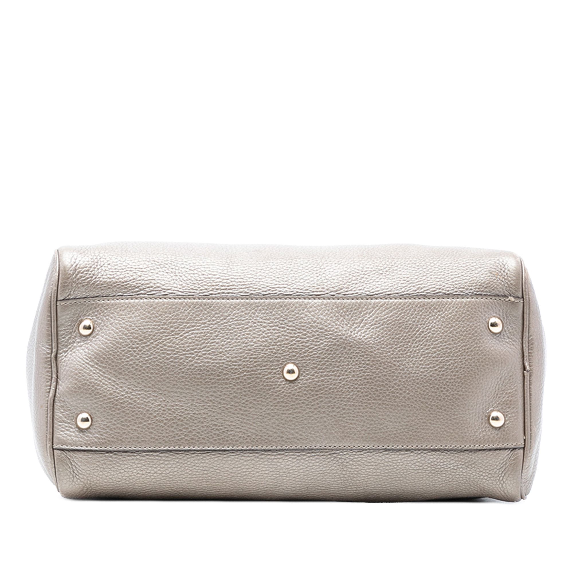 Gucci Gucci Medium Calfskin Bamboo Shopper Boston Bag Size ONE SIZE - 3 Thumbnail