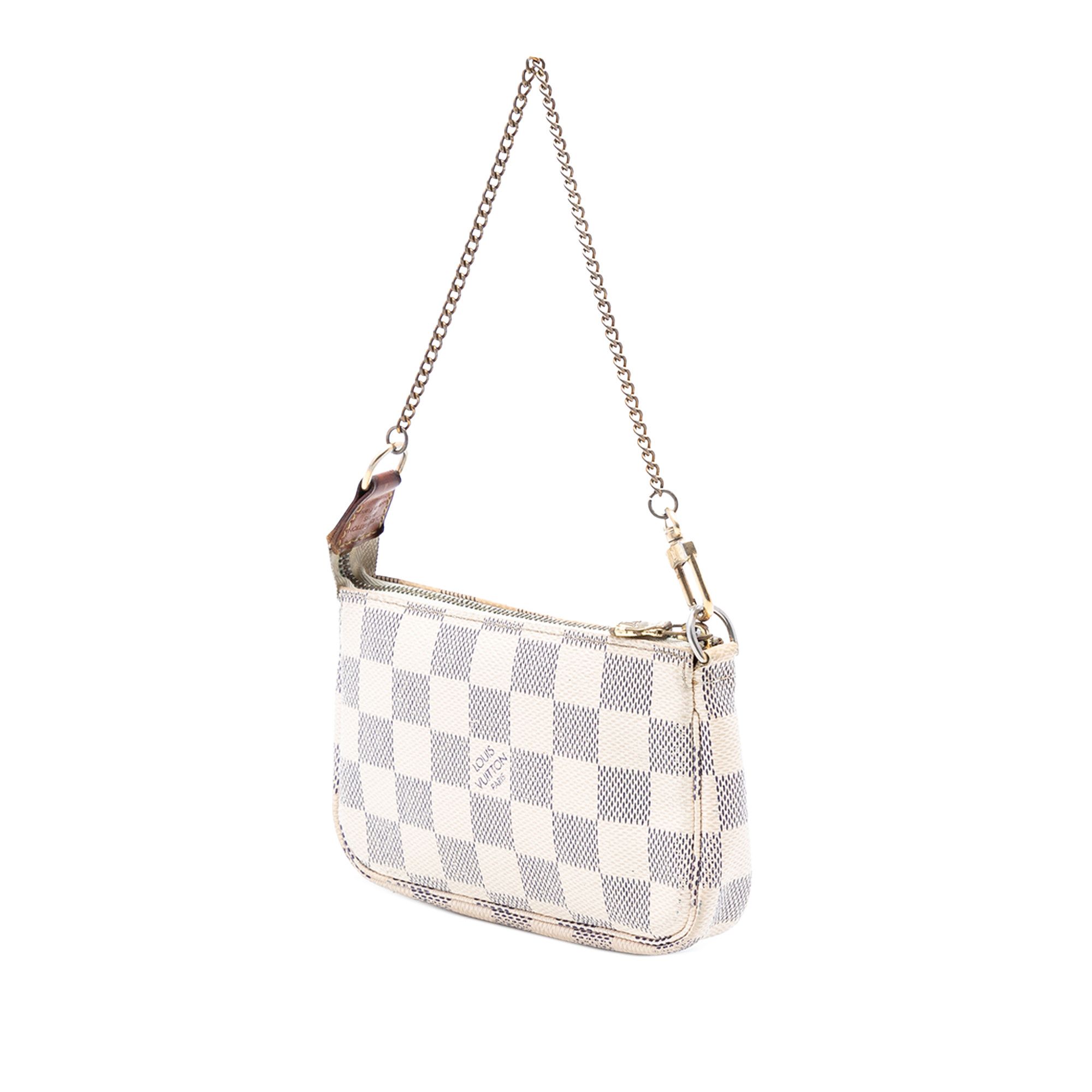 Louis Vuitton Louis Vuitton Damier Azur Mini Pochette Accessoires Size ONE SIZE - 2 Thumbnail