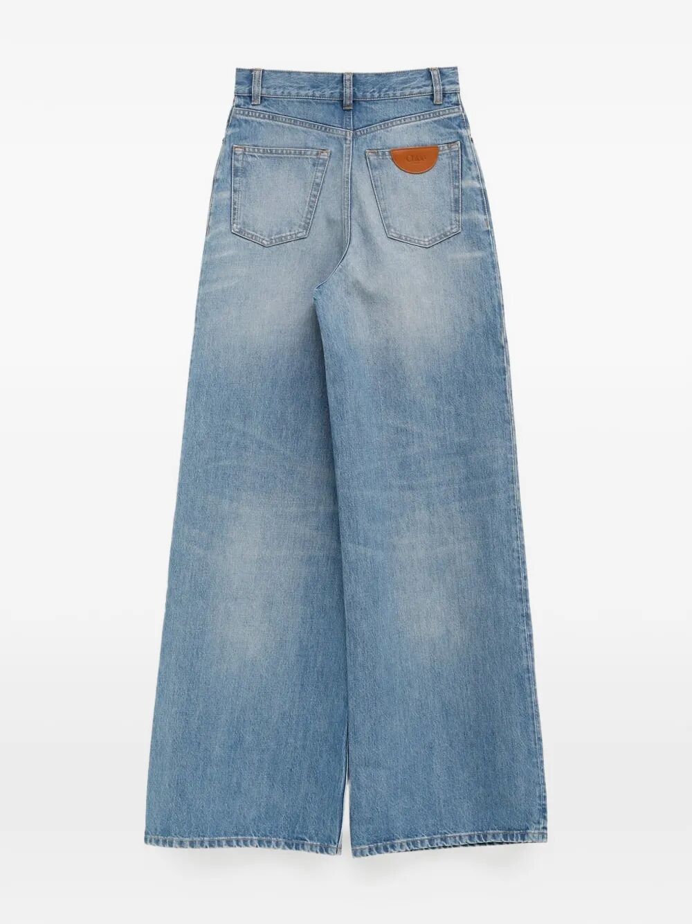 Chloe HIGH WAISTED WIDE LEG DENIM Size 27" / US 4 / IT 40 - 2 Thumbnail