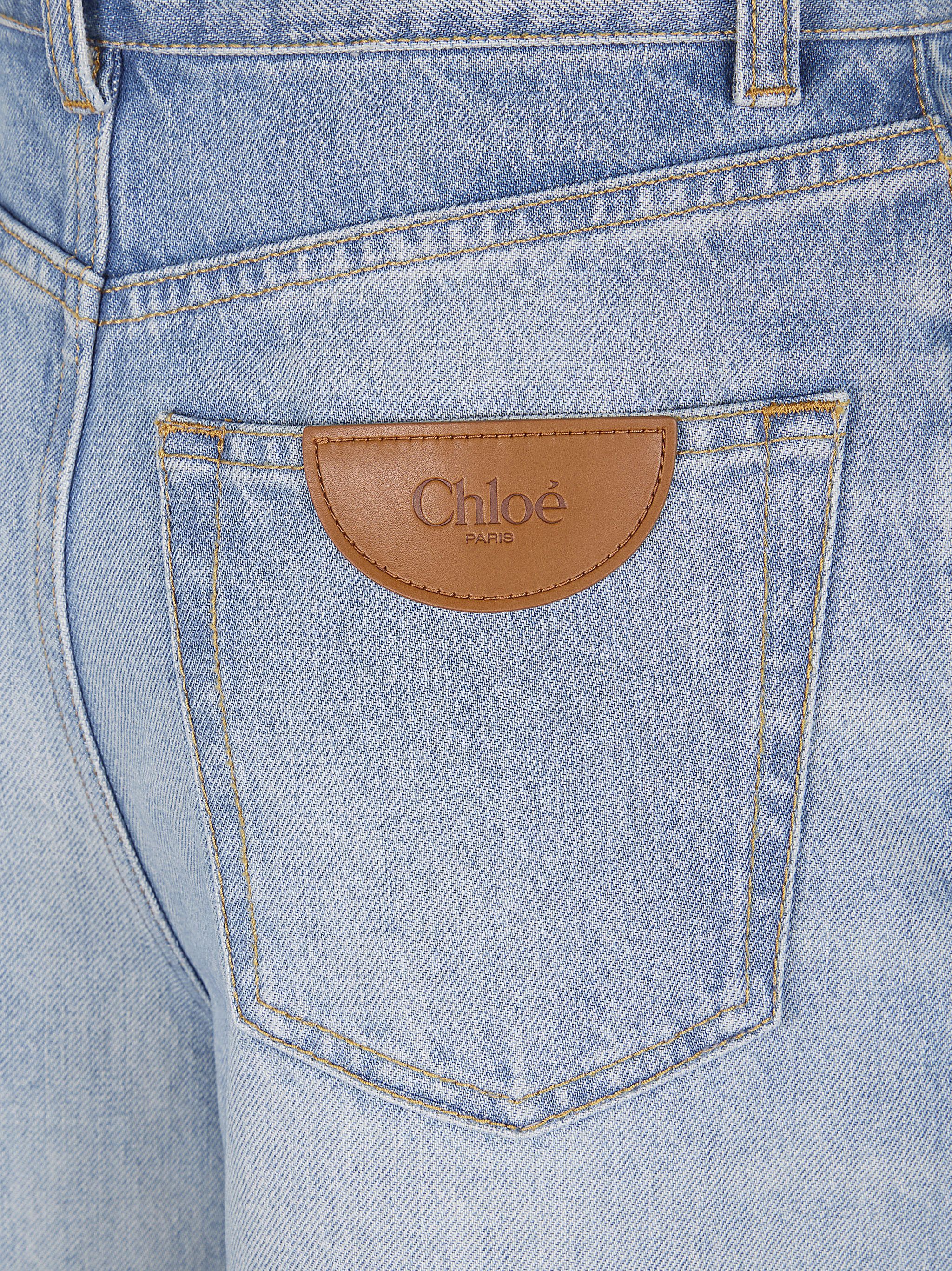Chloe HIGH WAISTED WIDE LEG DENIM Size 29" - 6 Thumbnail