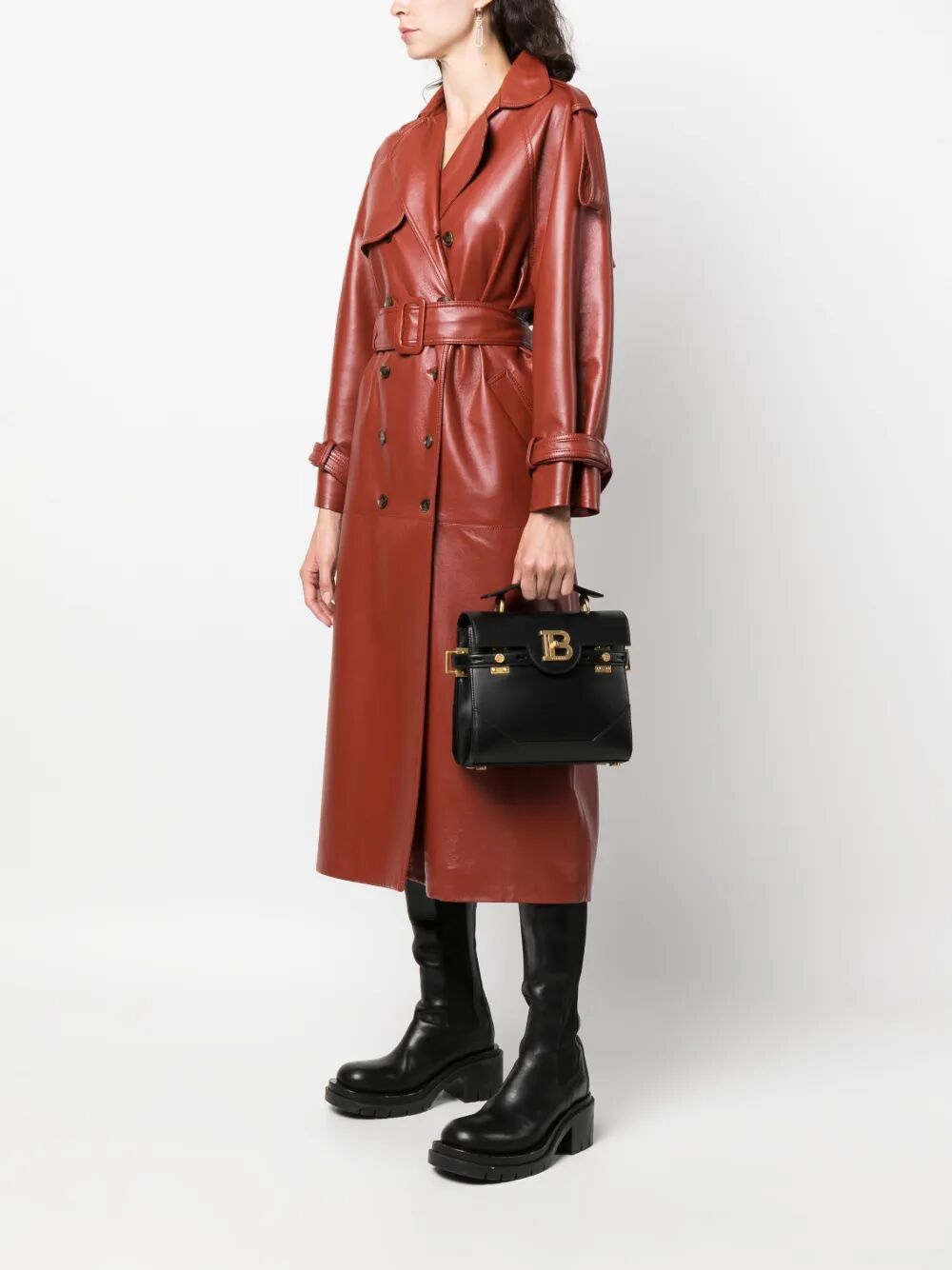 Balmain "BUZZ 23" CALFSKIN BAG Size ONE SIZE - 3 Thumbnail