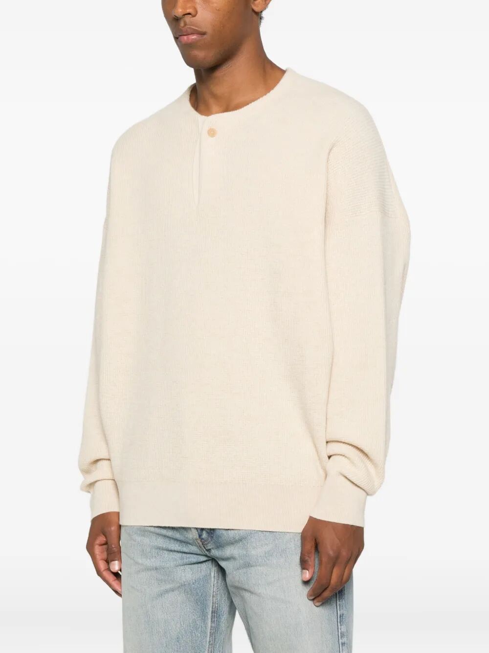Fear of God "HENLEY" SWEATER Size M / US 6-8 / IT 42-44 - 4 Thumbnail