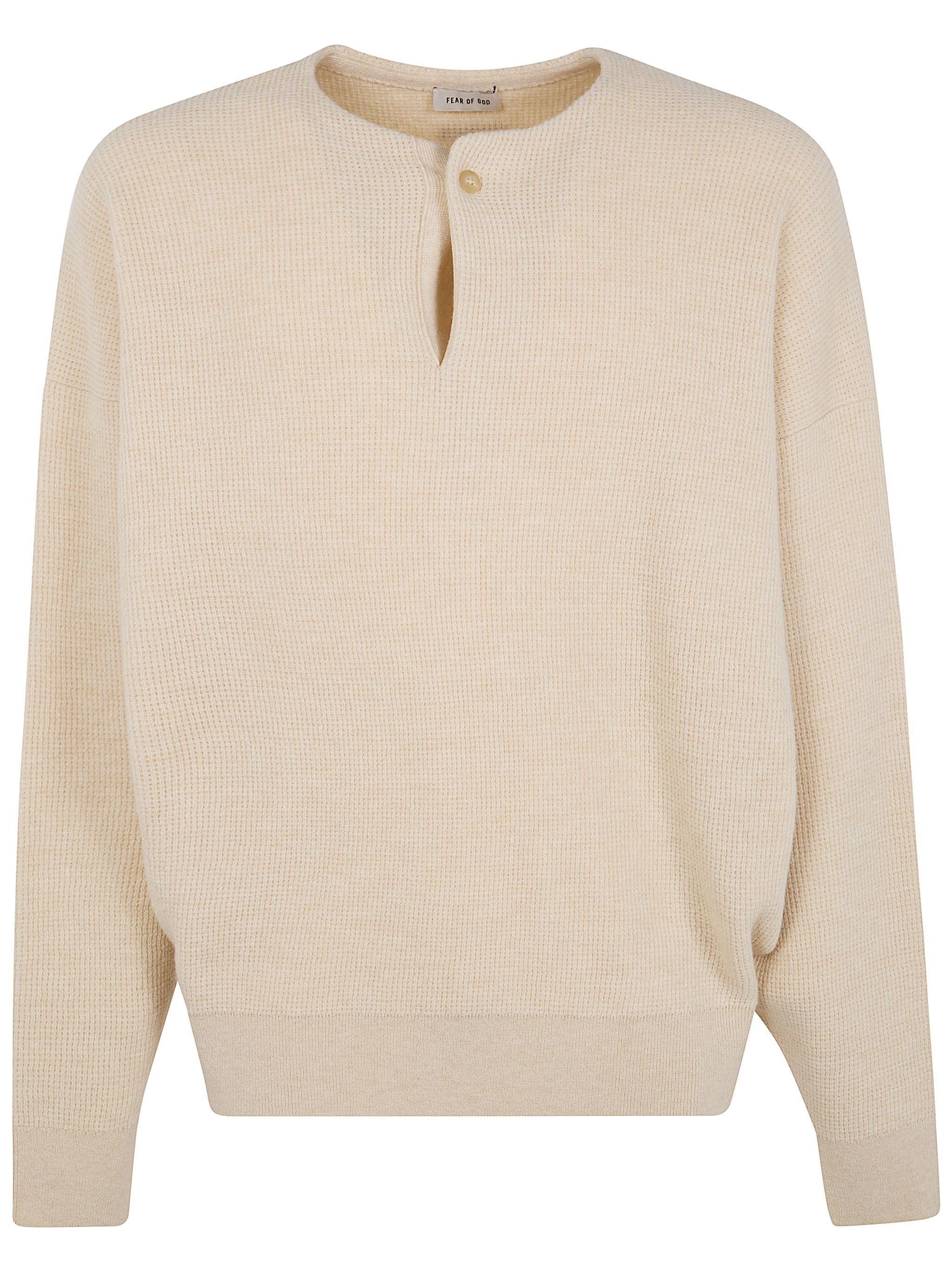 Fear of God "HENLEY" SWEATER Size M / US 6-8 / IT 42-44 - 6 Thumbnail