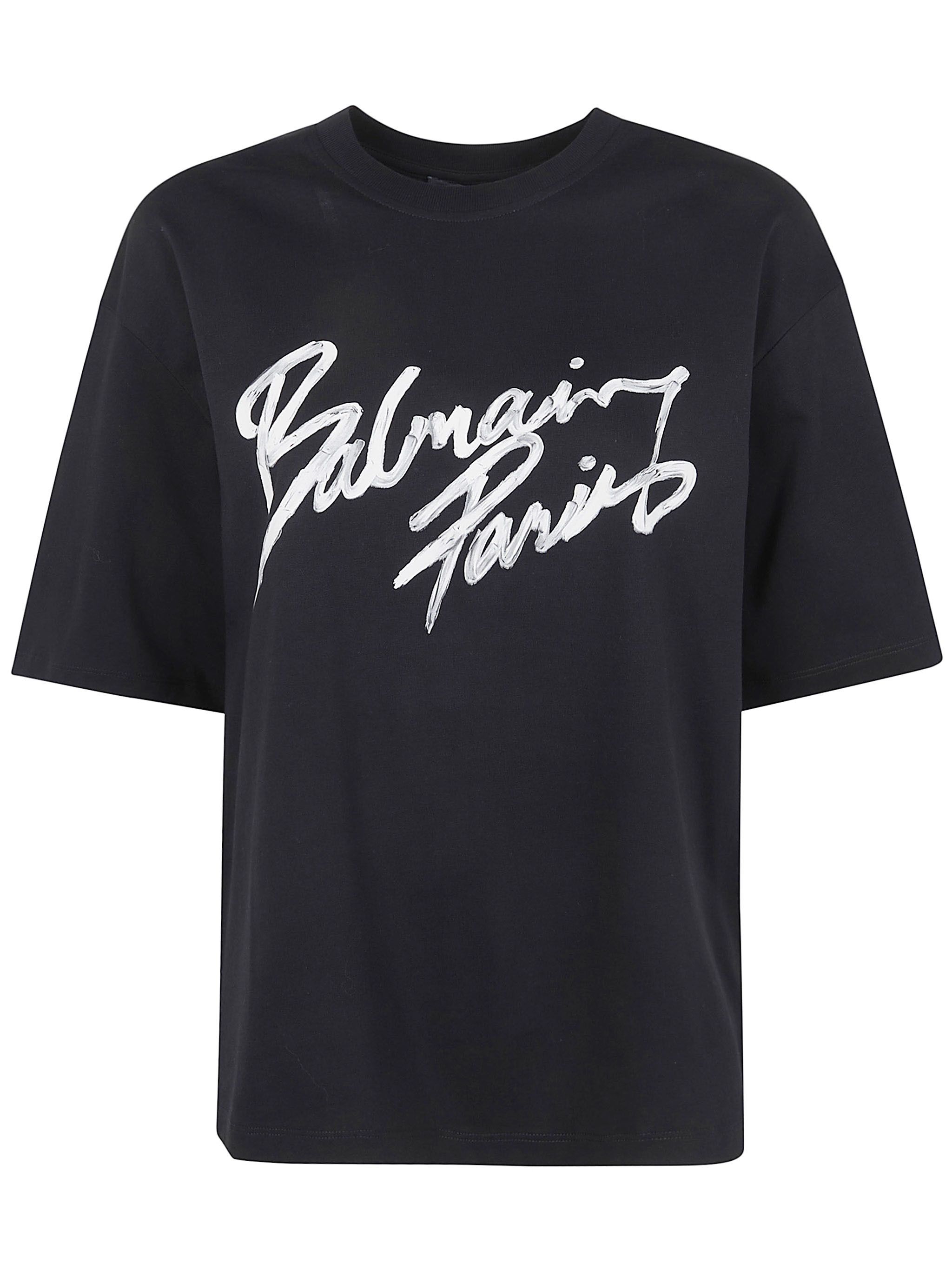 Balmain SHORT SLEEVES "BALMAIN PARIS BULKY" T-SHIRT Size M / US 6-8 / IT 42-44 - 6 Thumbnail