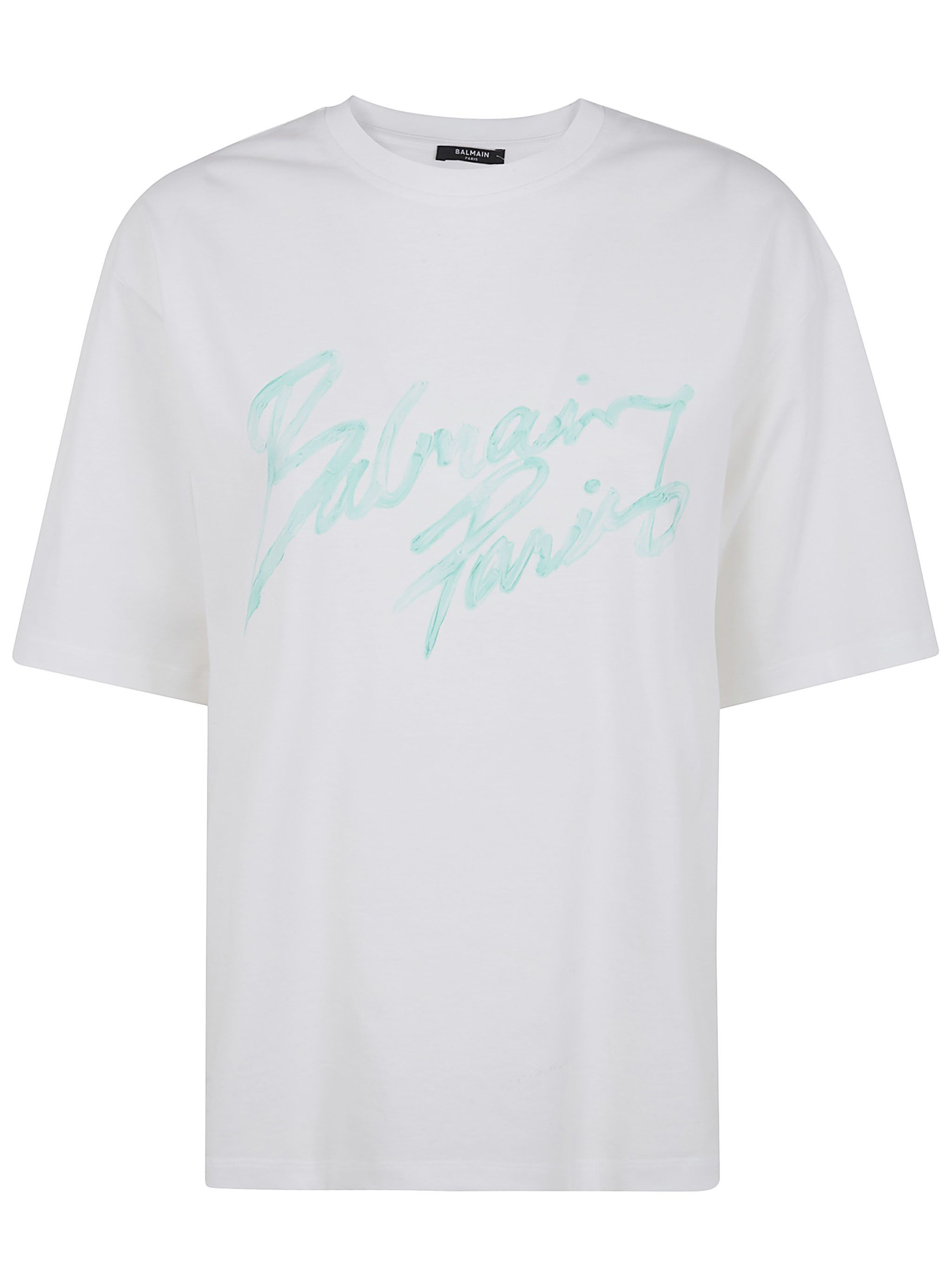 Balmain SHORT SLEEVES "BALMAIN PARIS BULKY" T-SHIRT Size M / US 6-8 / IT 42-44 - 6 Thumbnail