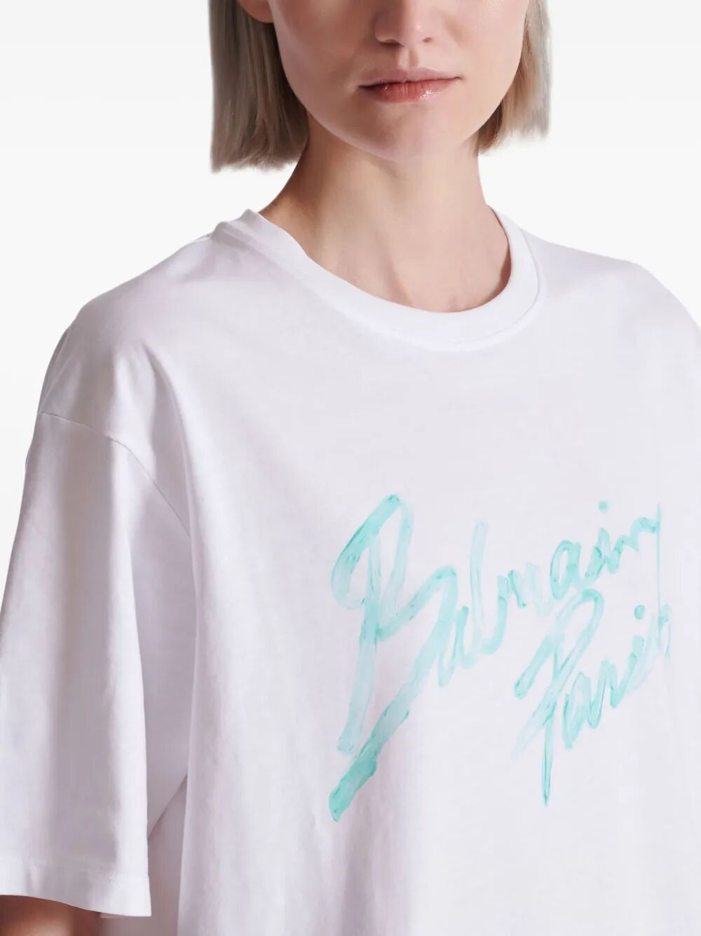 Balmain SHORT SLEEVES "BALMAIN PARIS BULKY" T-SHIRT Size XS / US 0-2 / IT 36-38 - 5 Thumbnail