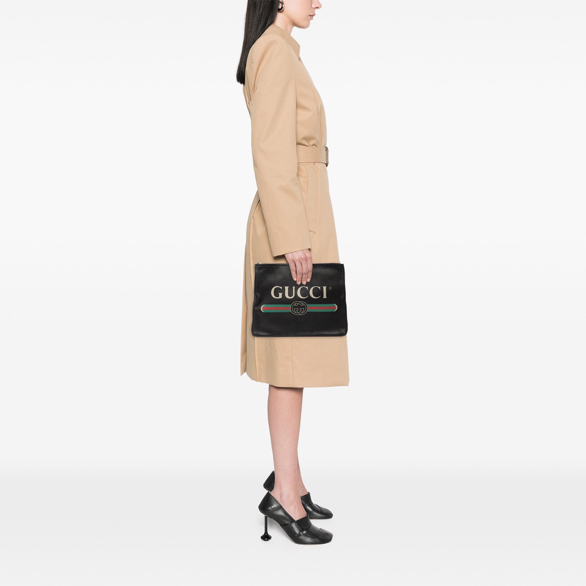 Gucci Gucci Medium Calfskin Logo Portfolio Clutch Size ONE SIZE - 7 Thumbnail