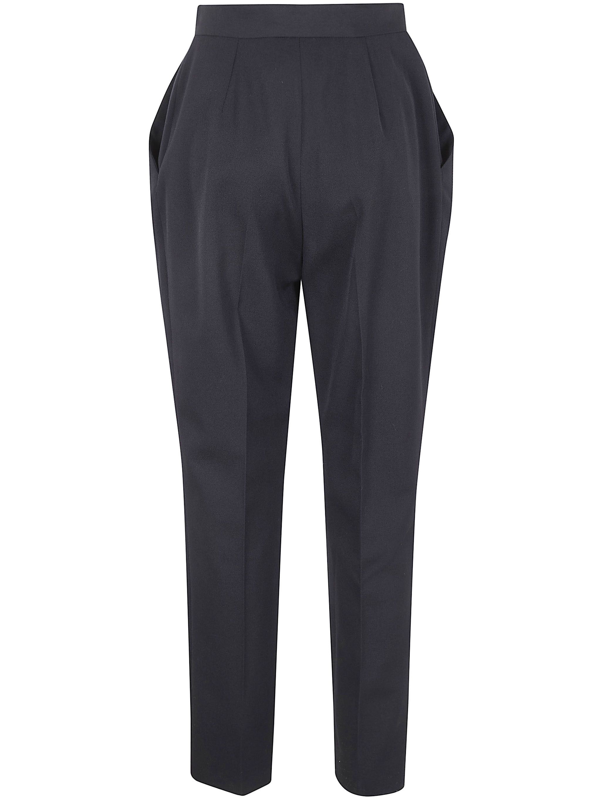 Balmain HIGH WAISTED TAILORED "GRAIN DE POUDRE" PANTS Size 28" / US 6 / IT 42 - 2 Thumbnail