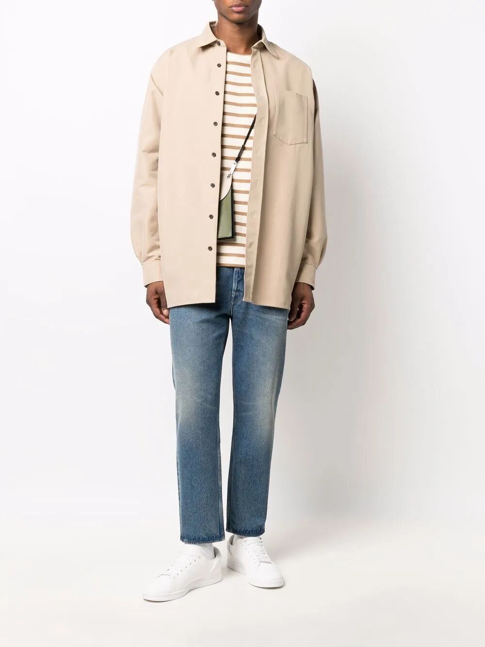 Golden Goose "GOLDEN M`S HAPPY" MEDIUM STONE WASHED DENIM Size US 30 / EU 46 - 2 Thumbnail