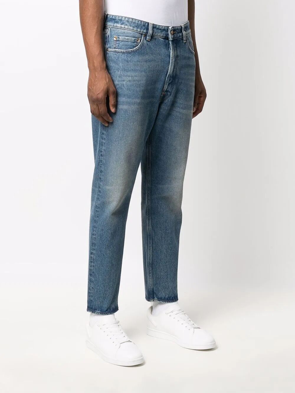 Golden Goose "GOLDEN M`S HAPPY" MEDIUM STONE WASHED DENIM Size US 33 - 5 Thumbnail