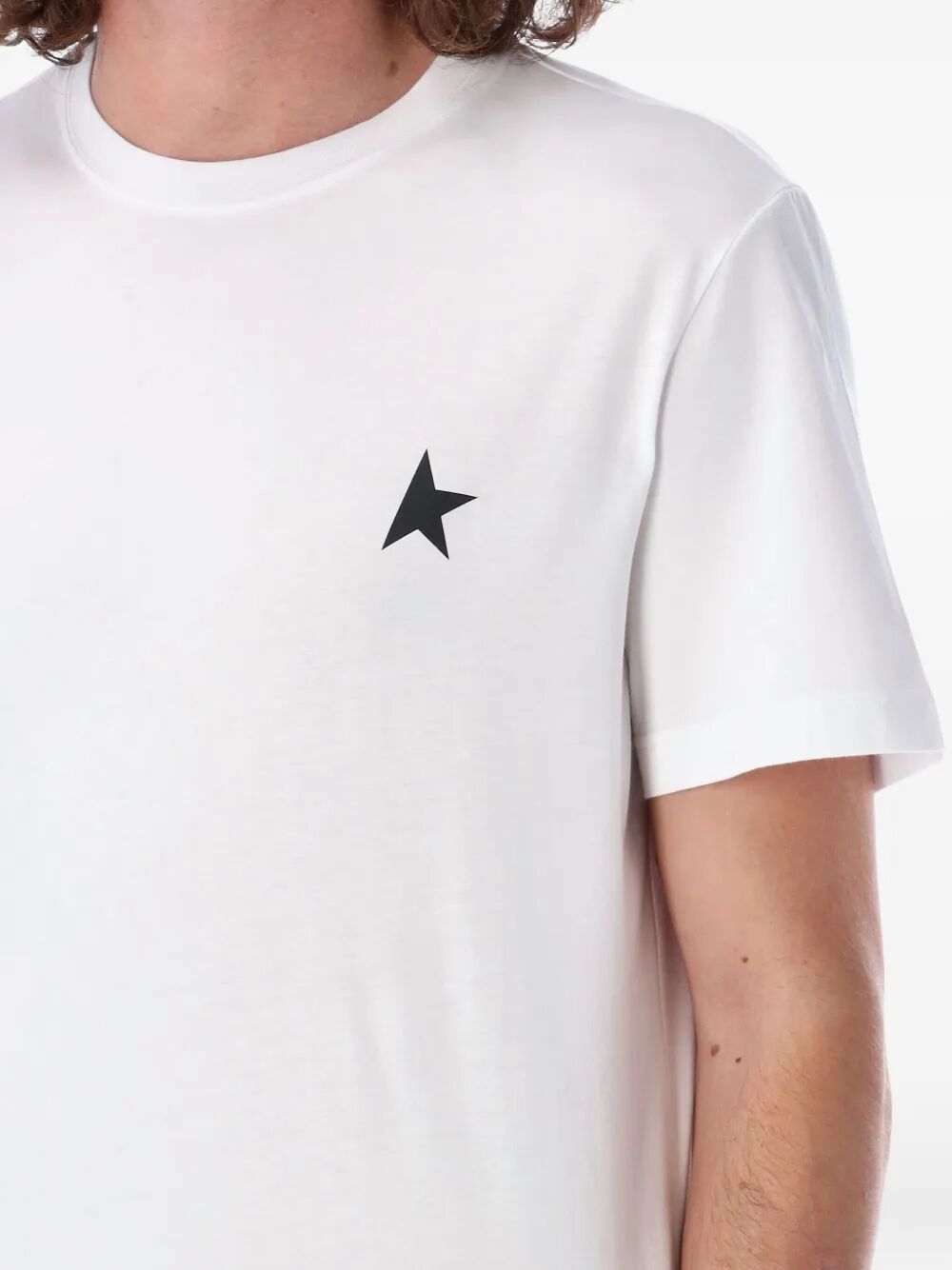 Golden Goose "STAR M`S" REGULAR T-SHIRT SMALL STAR BLACKBOARD Size US M / EU 48-50 / 2 - 3 Thumbnail