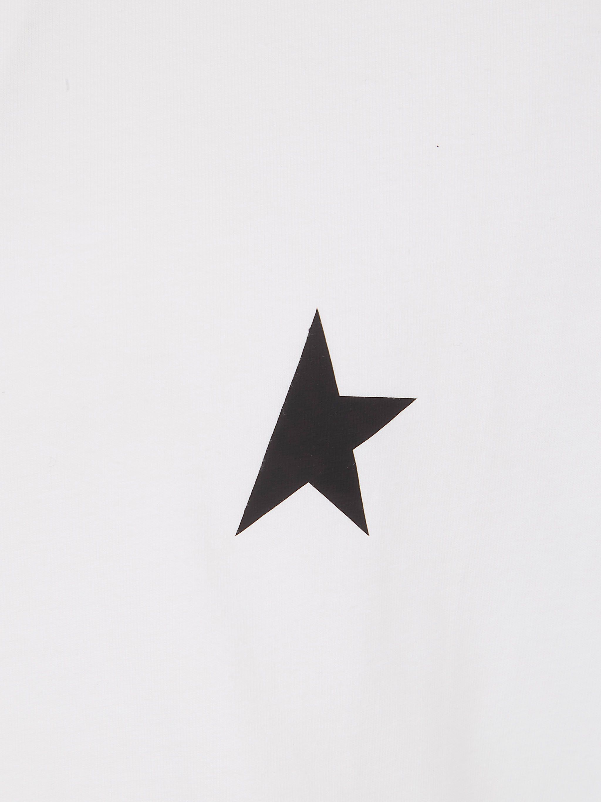 Golden Goose "STAR M`S" REGULAR T-SHIRT SMALL STAR BLACKBOARD Size US S / EU 44-46 / 1 - 6 Thumbnail