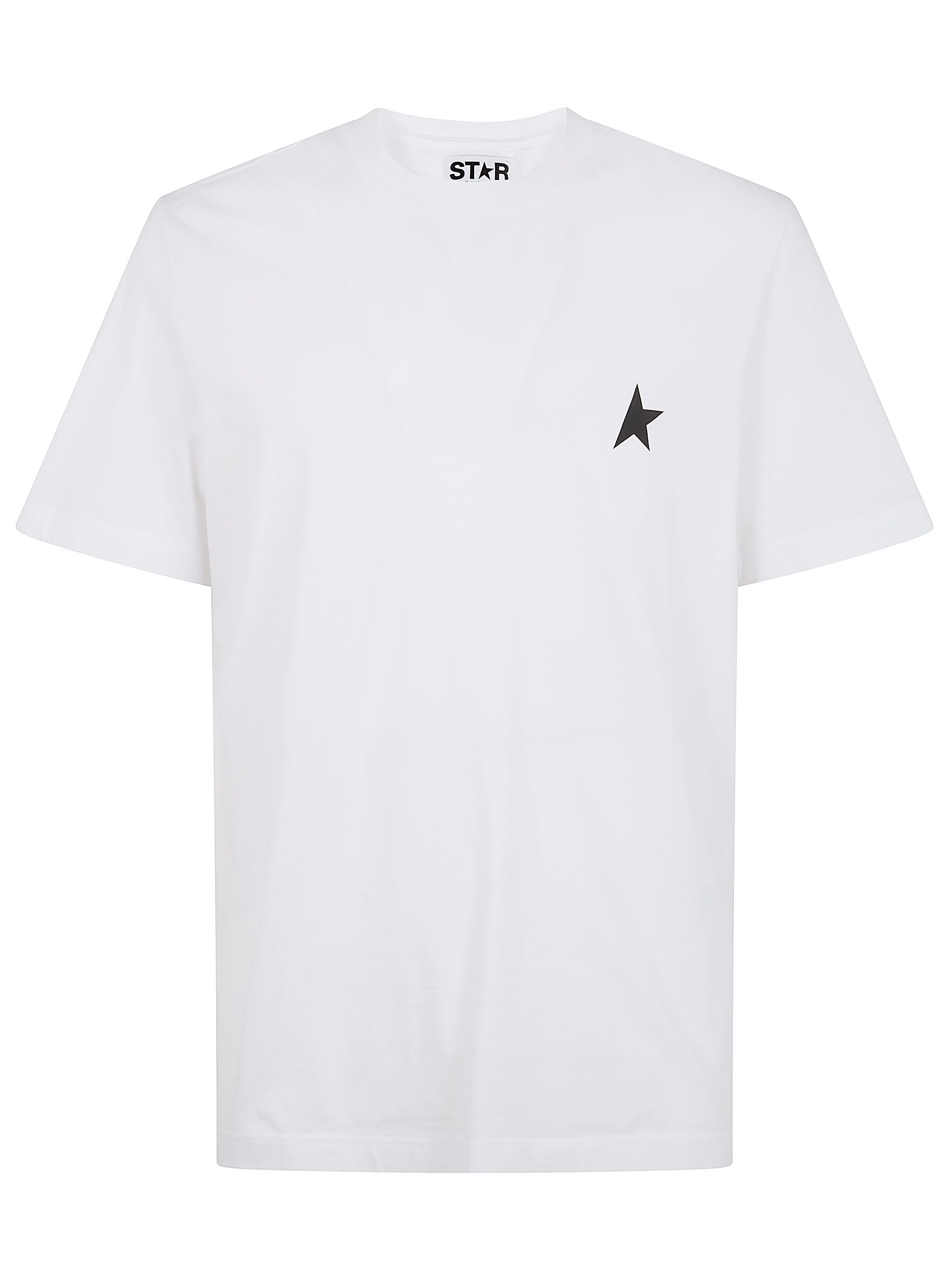 Golden Goose "STAR M`S" REGULAR T-SHIRT SMALL STAR BLACKBOARD Size US S / EU 44-46 / 1 - 4 Thumbnail