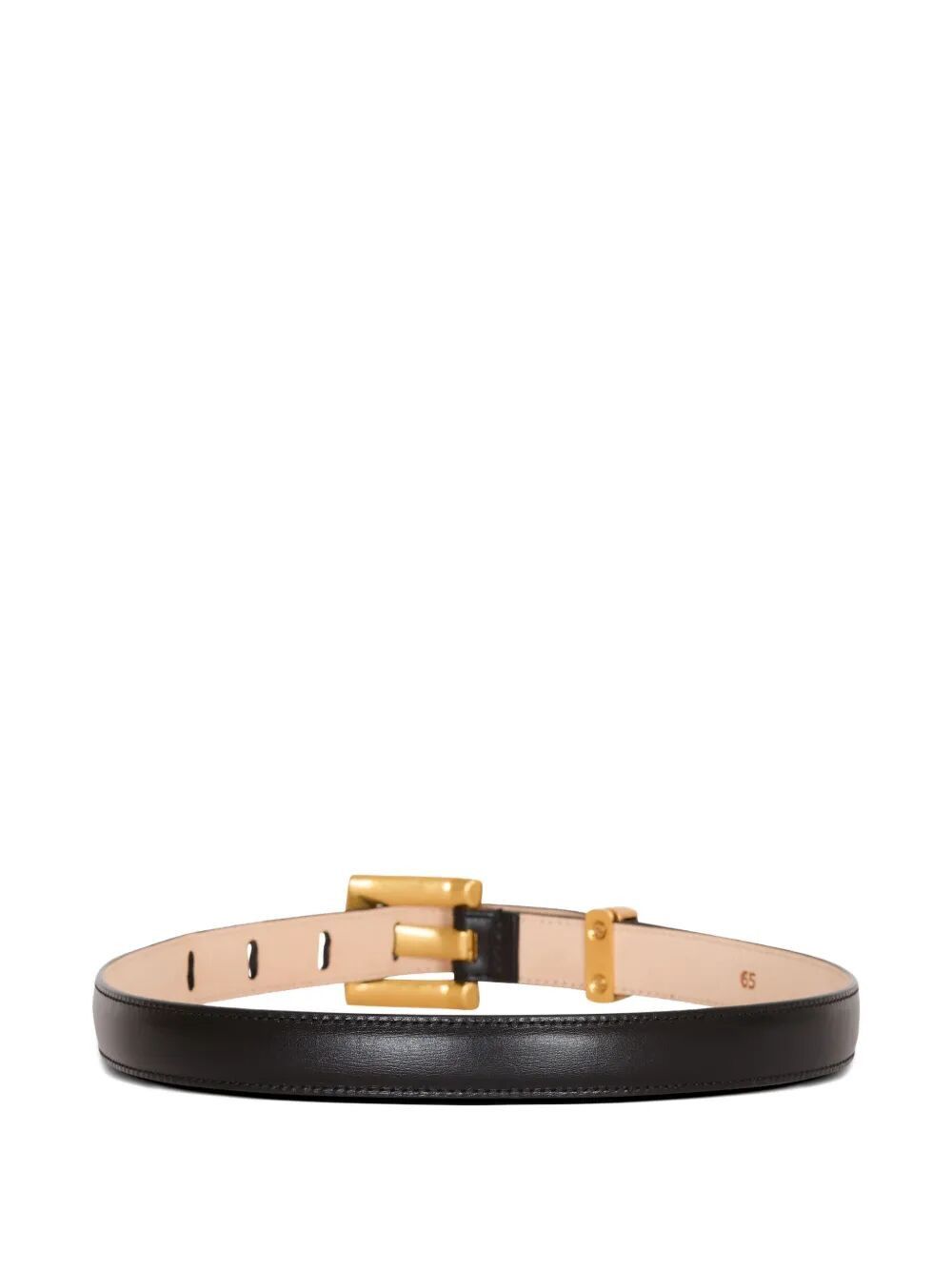 Balmain "ANTHEM" 2CM CALFSKIN BELT Size ONE SIZE - 3 Thumbnail