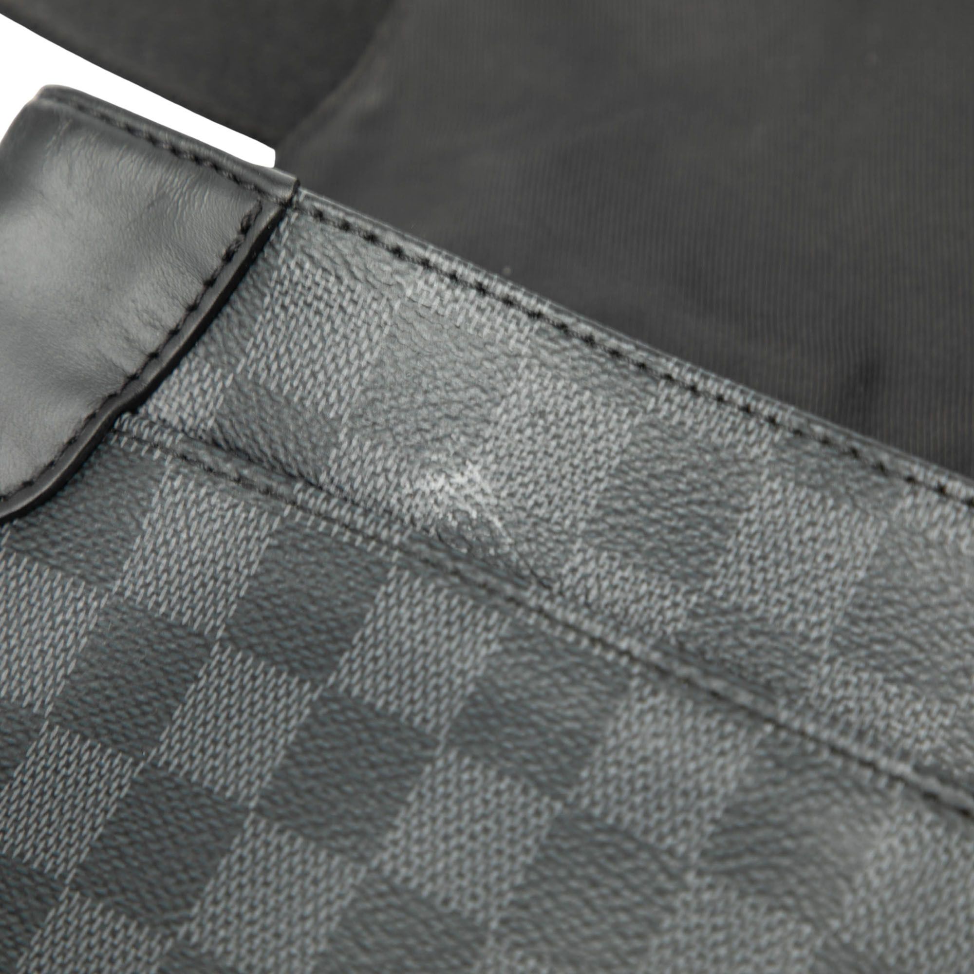 Louis Vuitton Louis Vuitton Damier Graphite District PM Size ONE SIZE - 7 Thumbnail
