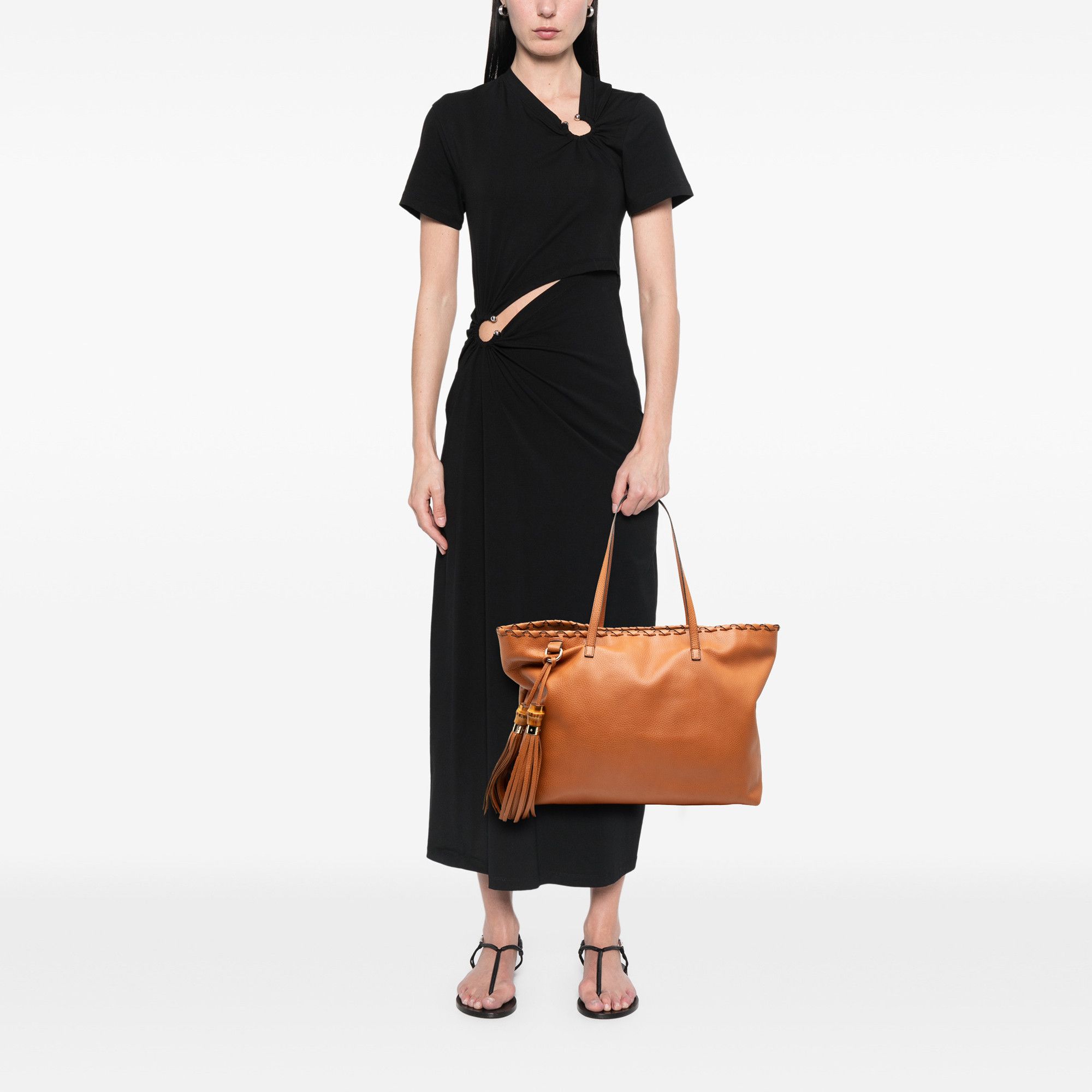 Gucci Gucci Leather Peggy Braided Tote Size ONE SIZE - 7 Thumbnail