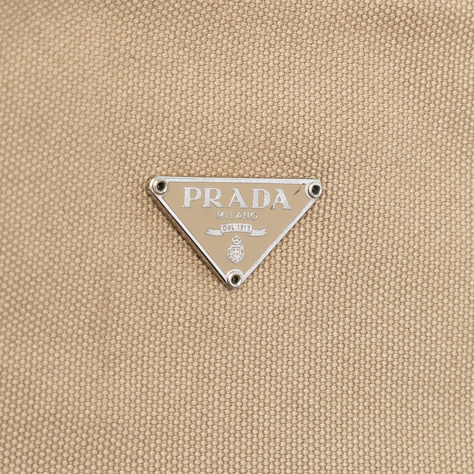 Prada Prada Cinghiale Trimmed Canapa Tote Size ONE SIZE - 5 Thumbnail