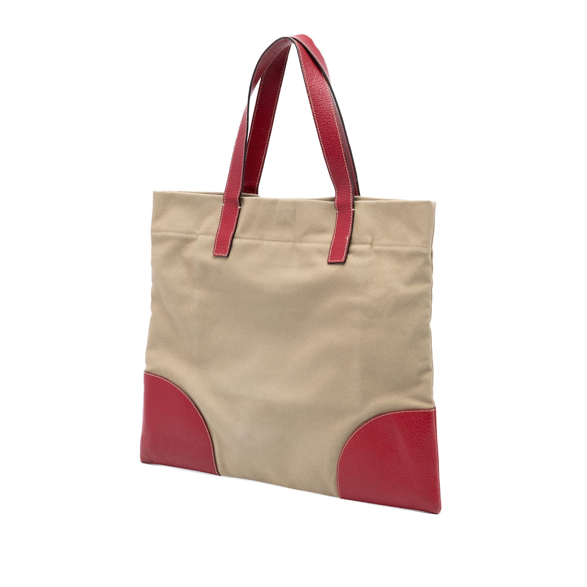 Prada Prada Cinghiale Trimmed Canapa Tote Size ONE SIZE - 2 Thumbnail