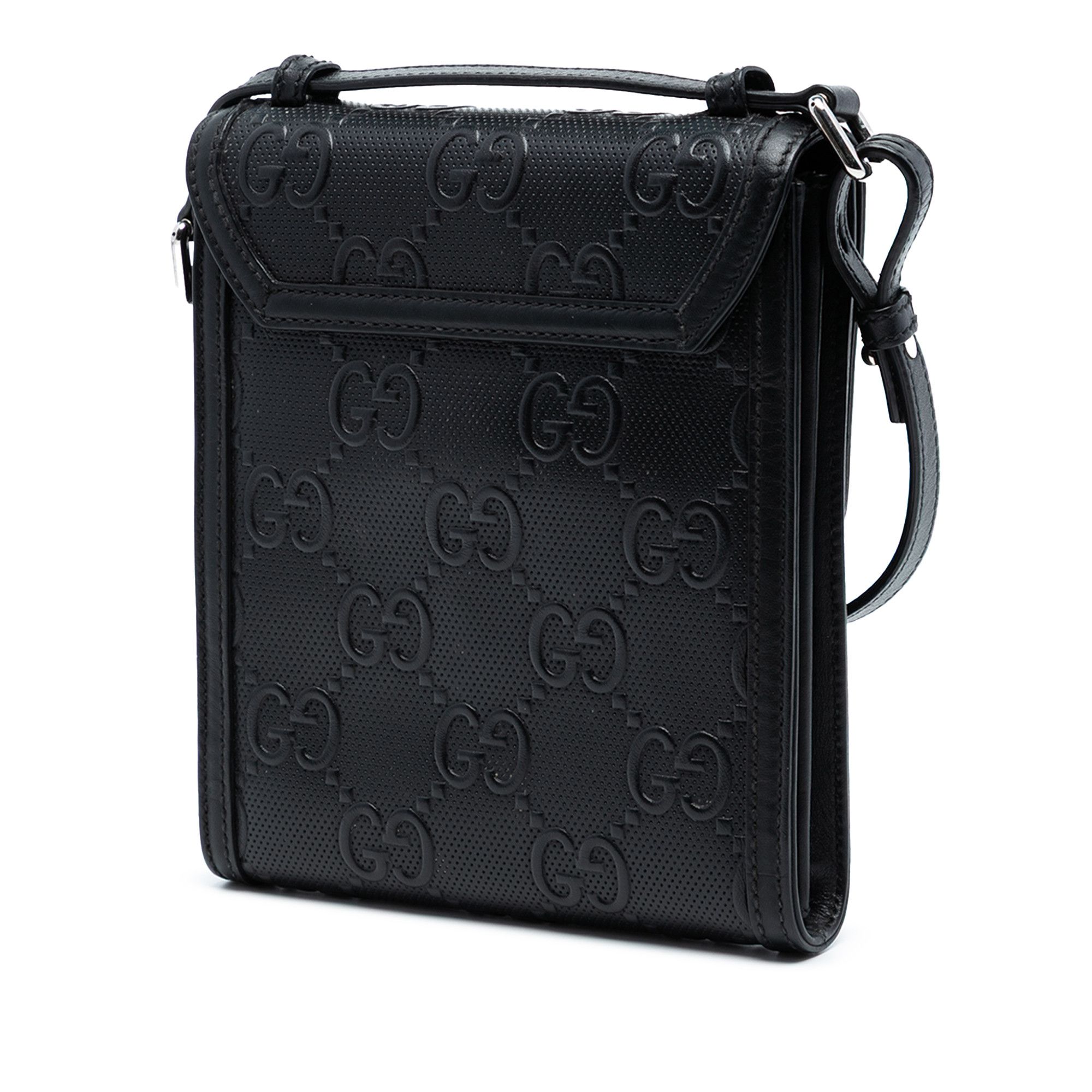 Gucci Gucci GG Embossed Leather Flap Crossbody Size ONE SIZE - 2 Thumbnail
