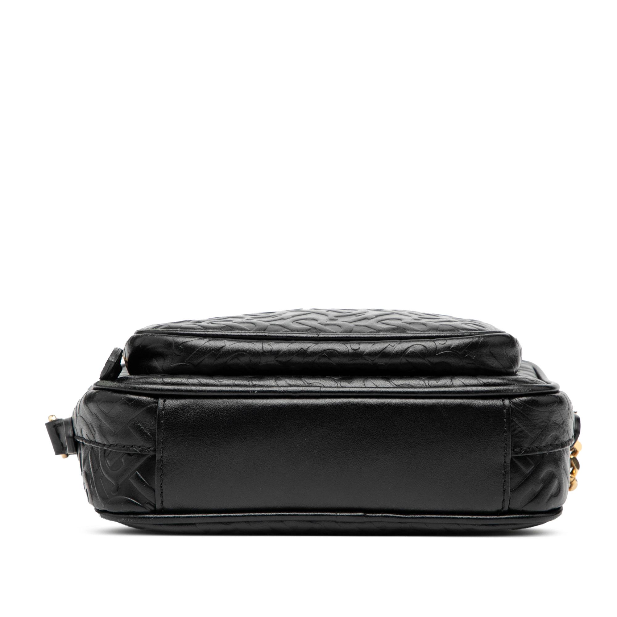 Burberry Burberry Embossed Calfskin TB Monogram Camera Chain Crossbody Size ONE SIZE - 3 Thumbnail