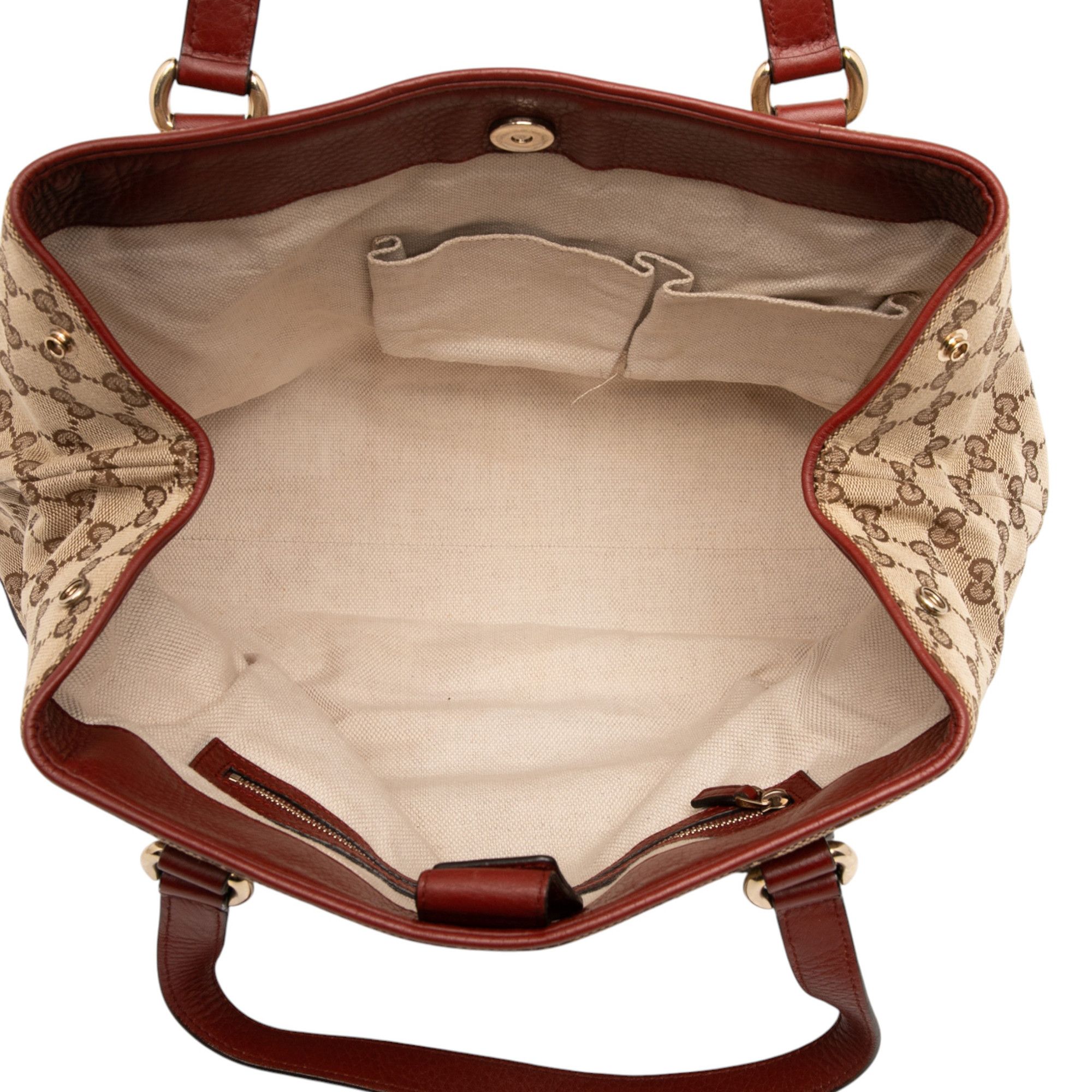 Gucci Gucci GG Canvas Web Dressage Tote Size ONE SIZE - 4 Thumbnail