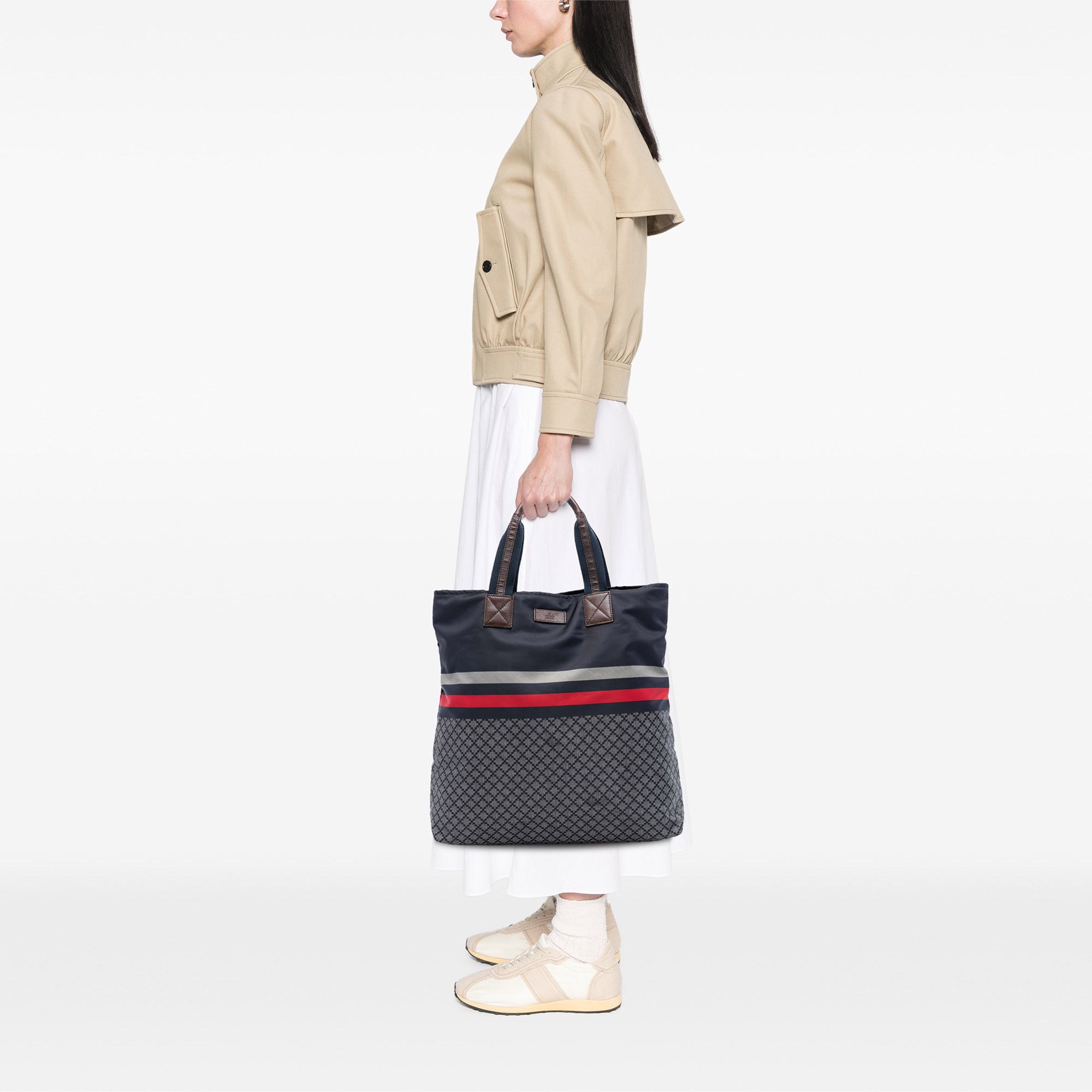 Gucci Gucci Diamante Web Nylon Tote Size ONE SIZE - 7 Thumbnail