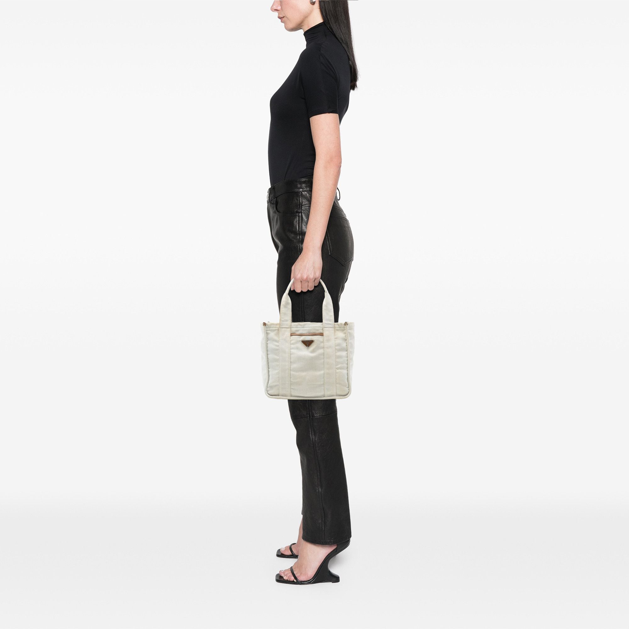 Prada Prada Canvas Canapa Tote Size ONE SIZE - 6 Thumbnail