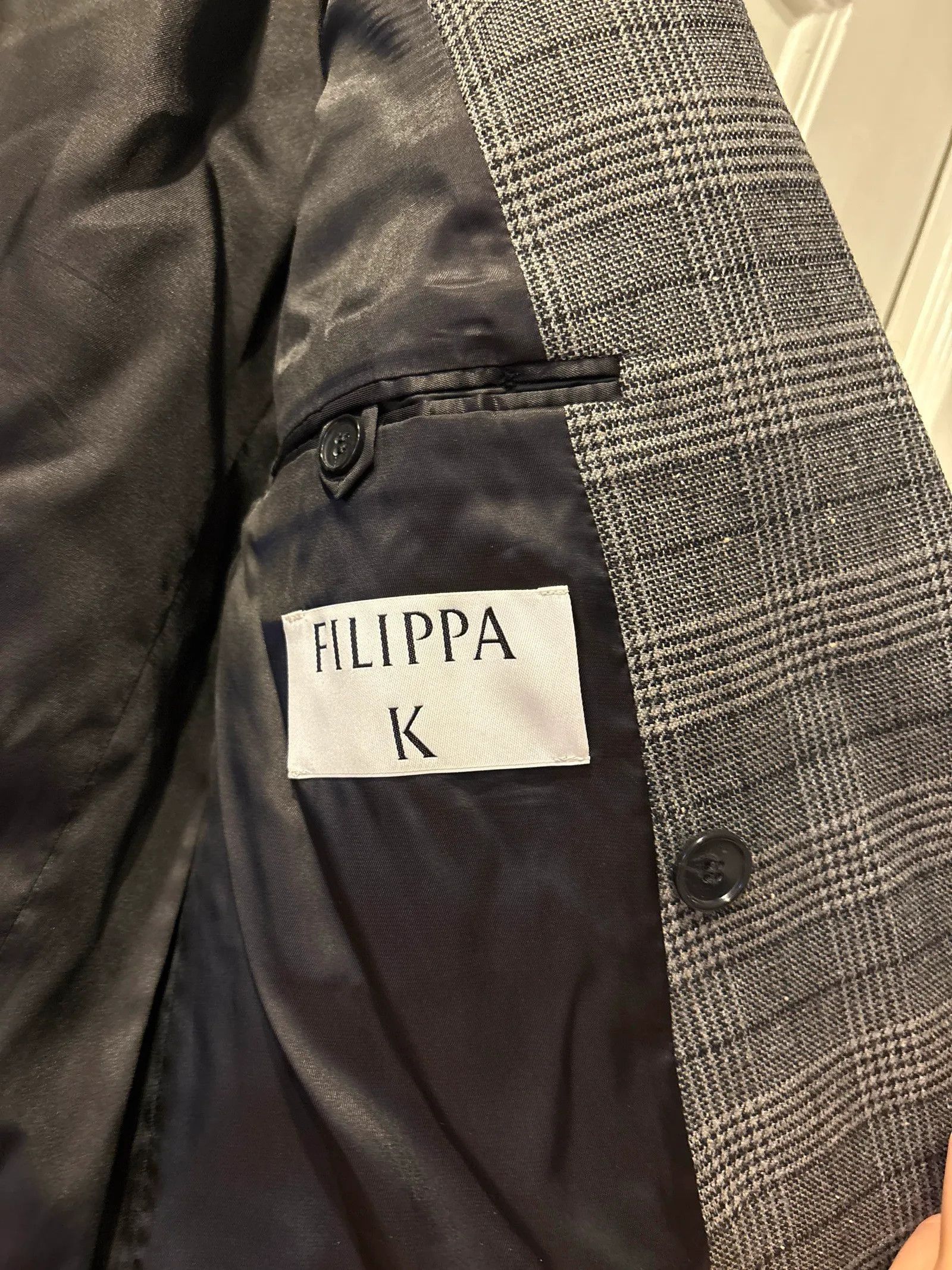 Filippa K Filippa K Double Breasted Check Blazer Blazer Size XXS / US 00 / IT 34 - 3 Thumbnail