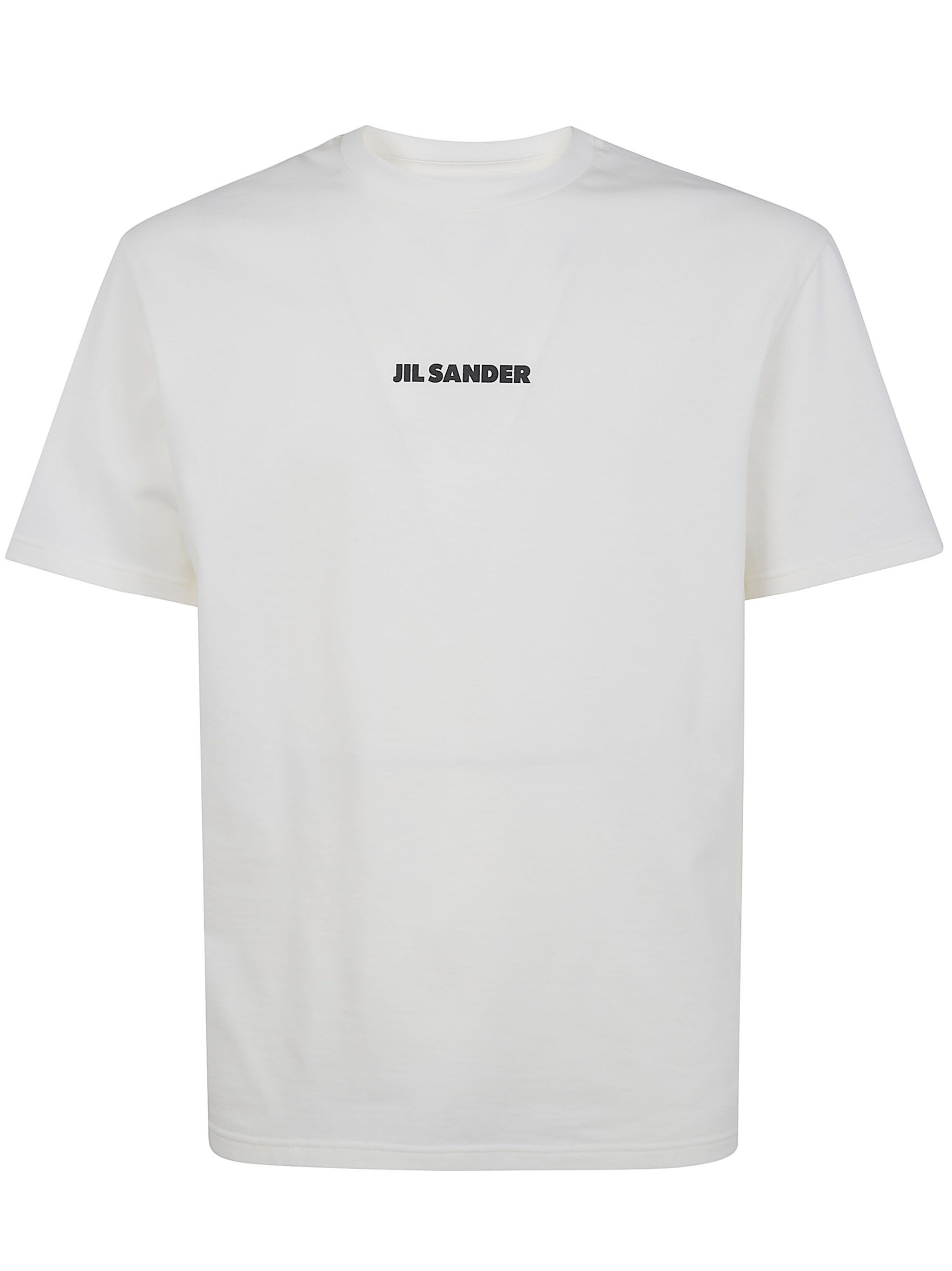 Jil Sander CREWNECK SHORT SLEEVES LOGO T-SHIRT Size US L / EU 52-54 / 3 - 6 Thumbnail