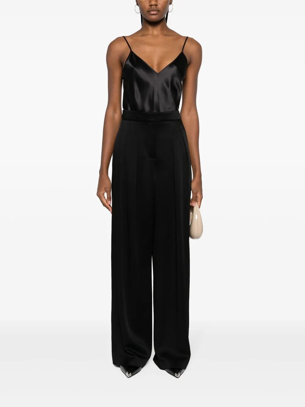 Joseph "CLEA TOP" BLOUSE SILK SATIN Size S / US 4 / IT 40 - 4 Thumbnail