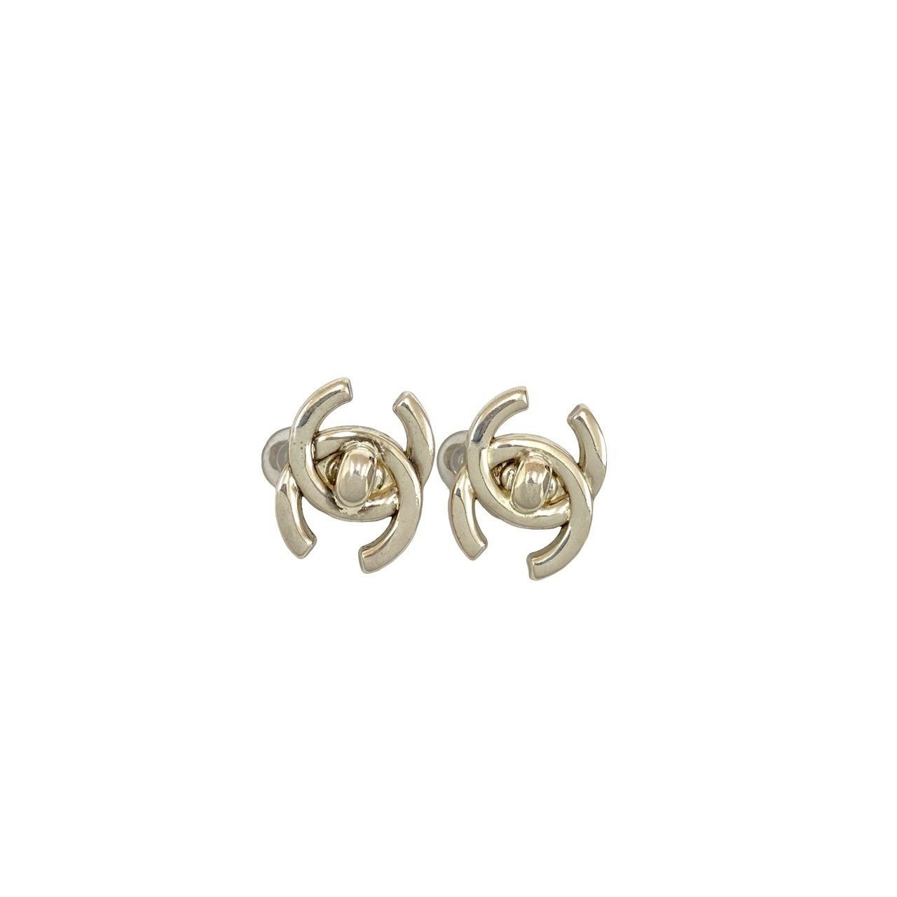 Chanel Chanel Chanel Coco Mark Earrings Metal Earrings 95A DUTY FREE for USA Size ONE SIZE - 4 Thumbnail