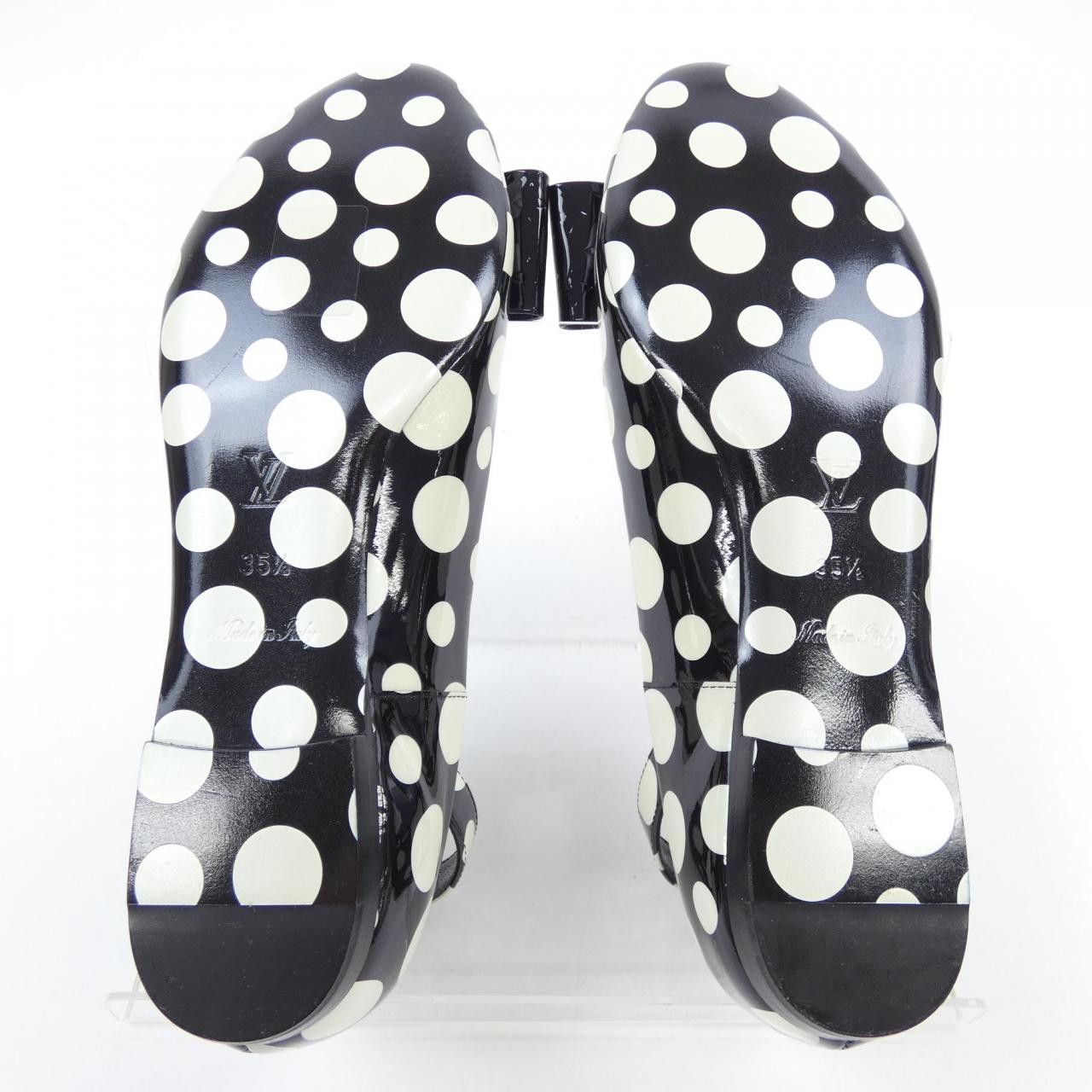 Louis Vuitton Louis Vuitton Louis Vuitton LV×YK Yayoi Kusama Flat Shoes Leather Shoes LV×YK DUTY FREE for USA Size ONE SIZE - 4 Thumbnail