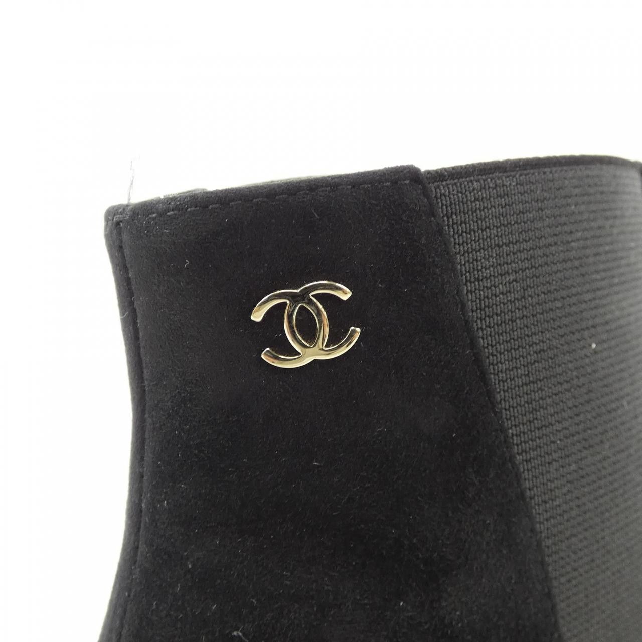 Chanel Chanel Chanel G31658X47806 Kid Suede Short Boots Suede Shoes G31658X47806 DUTY FREE for USA Size ONE SIZE - 6 Thumbnail