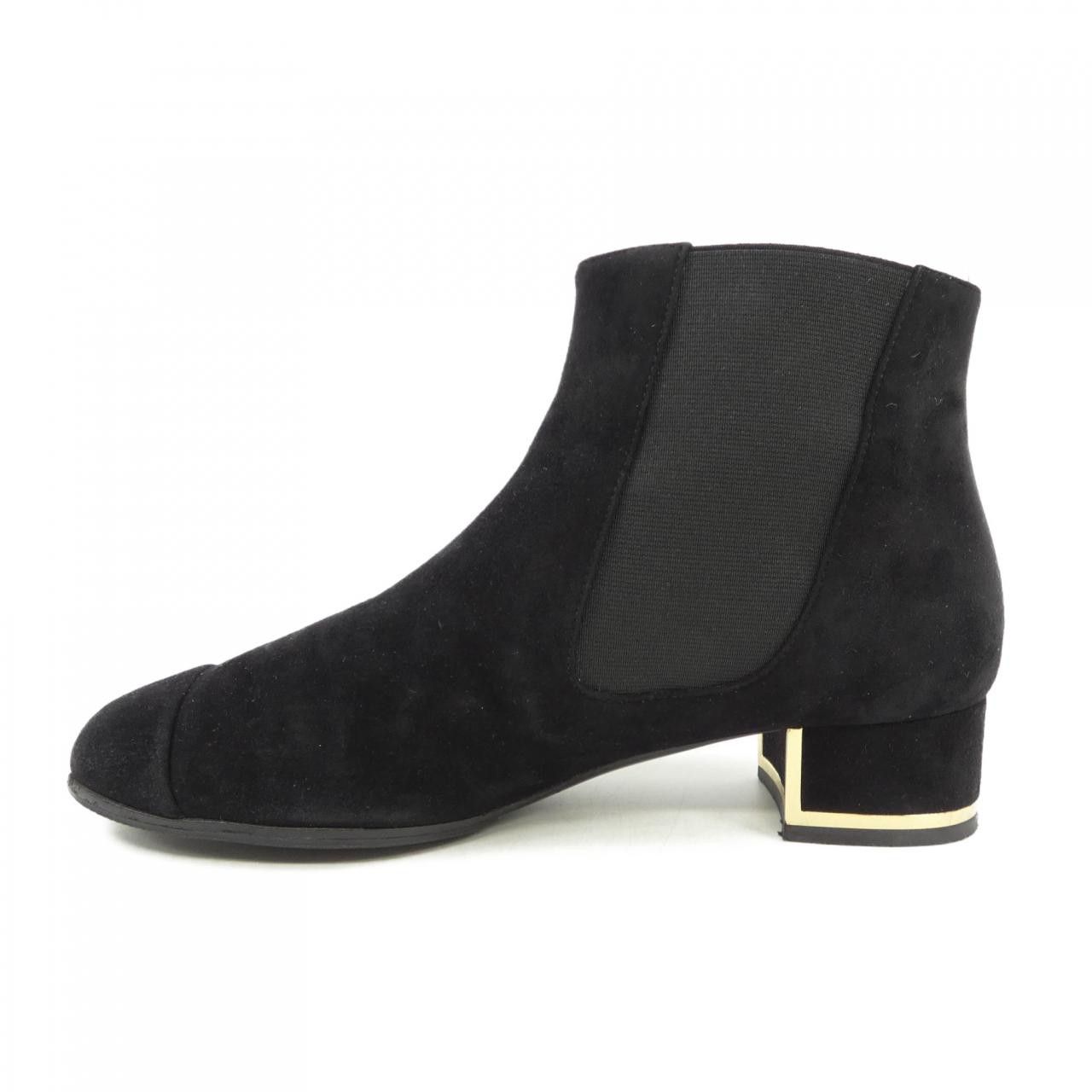 Chanel Chanel Chanel G31658X47806 Kid Suede Short Boots Suede Shoes G31658X47806 DUTY FREE for USA Size ONE SIZE - 2 Thumbnail