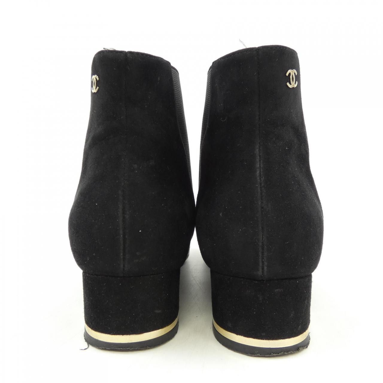 Chanel Chanel Chanel G31658X47806 Kid Suede Short Boots Suede Shoes G31658X47806 DUTY FREE for USA Size ONE SIZE - 5 Thumbnail