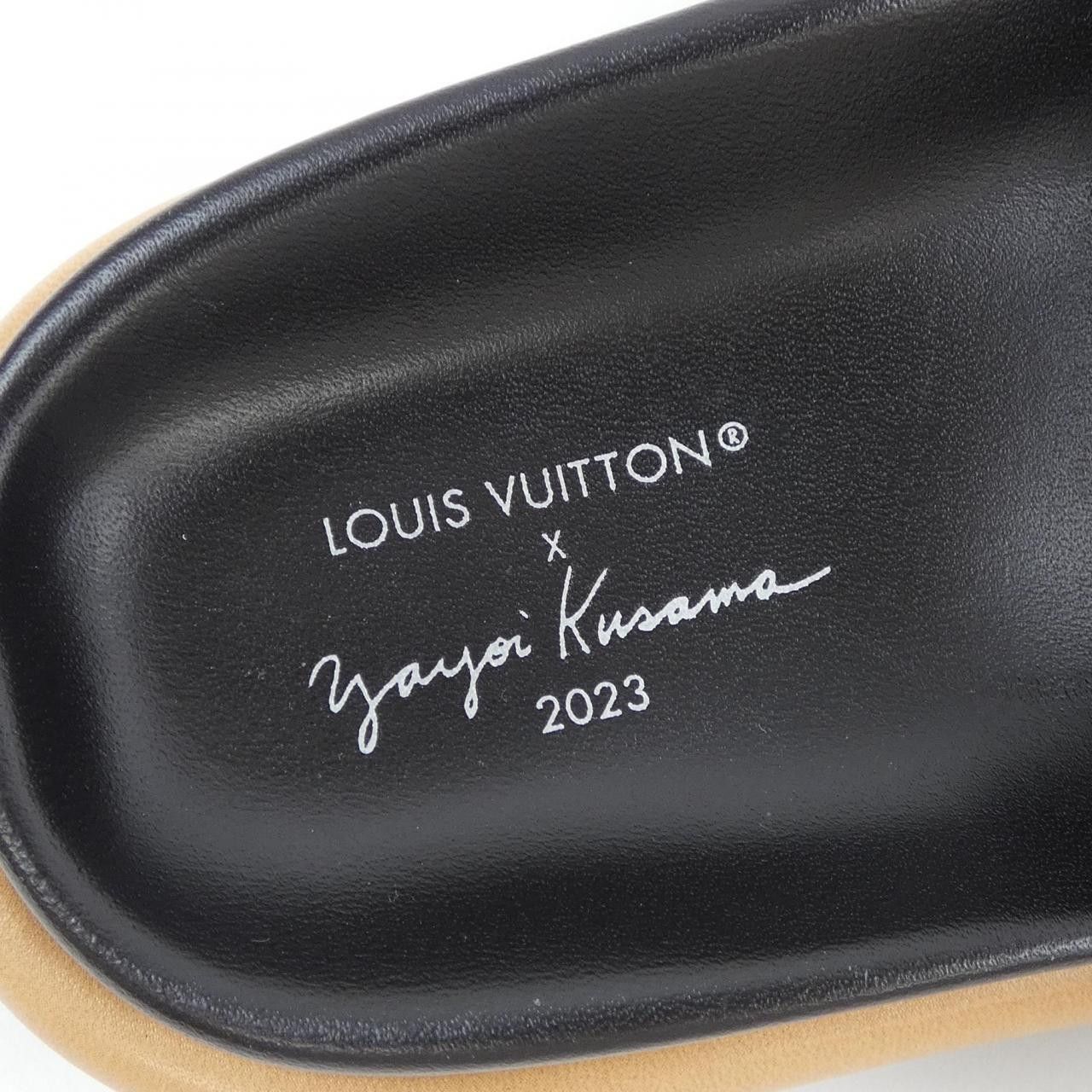 Louis Vuitton Louis Vuitton Louis Vuitton LV×YK Pool Pillow Line Sandal Sandal Canvas Shoes DUTY FREE for USA Size ONE SIZE - 6 Thumbnail