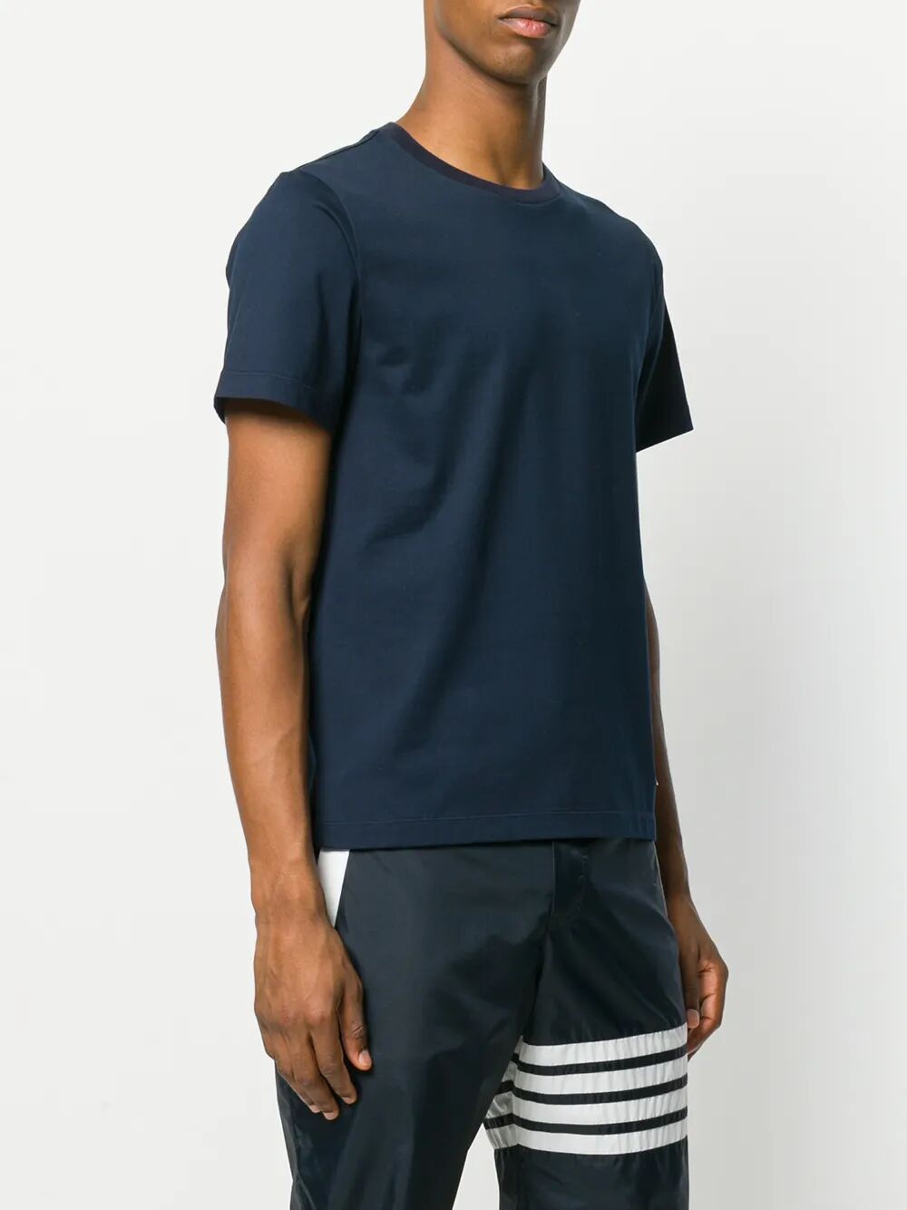 Thom Browne RELAXED FIT SS TEE WITH SIDE SLIT IN MEDIUM WEIGHT JERSEY Size US S / EU 44-46 / 1 - 3 Thumbnail