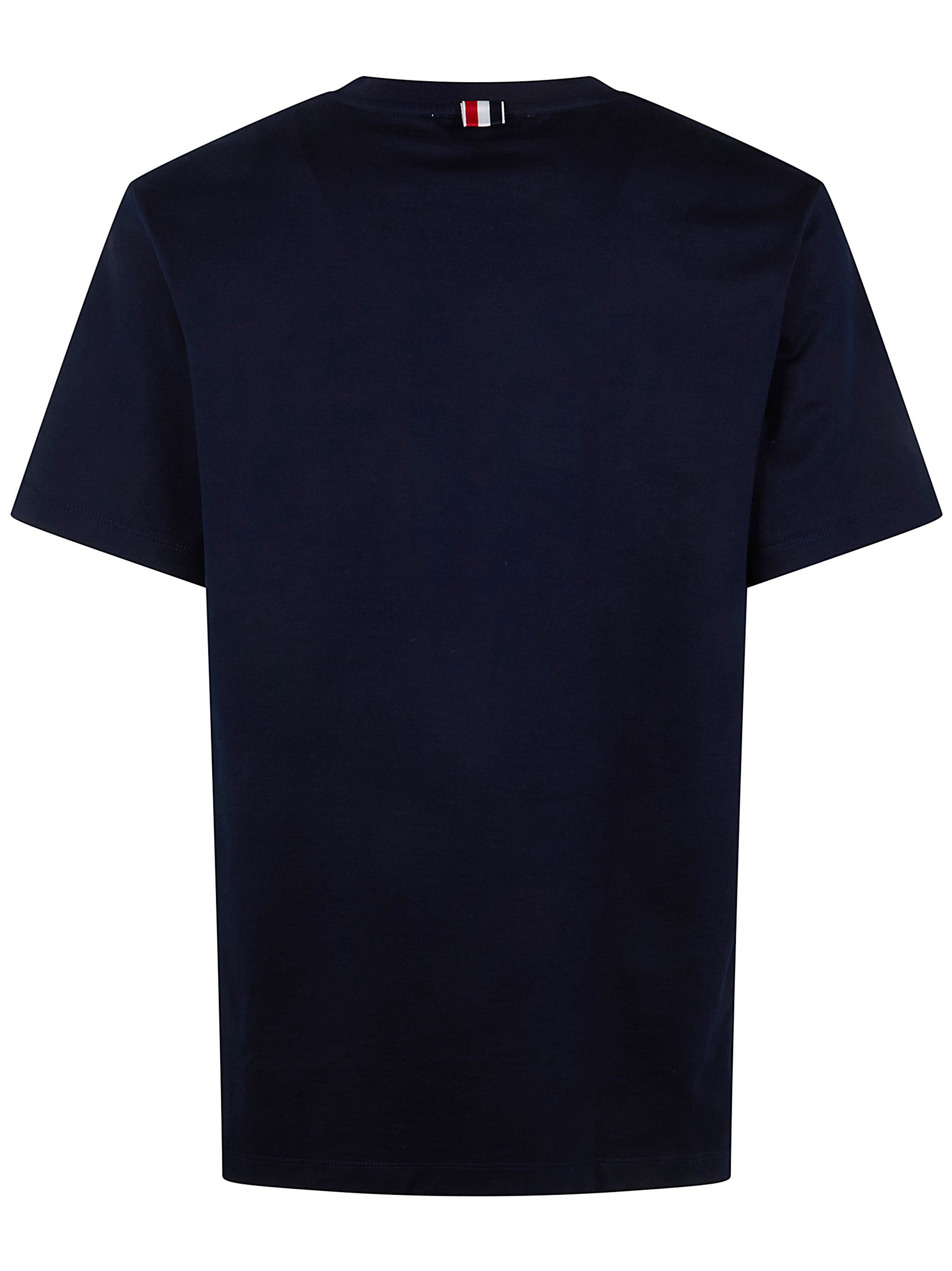 Thom Browne RELAXED FIT SS TEE WITH SIDE SLIT IN MEDIUM WEIGHT JERSEY Size US XL / EU 56 / 4 - 7 Thumbnail