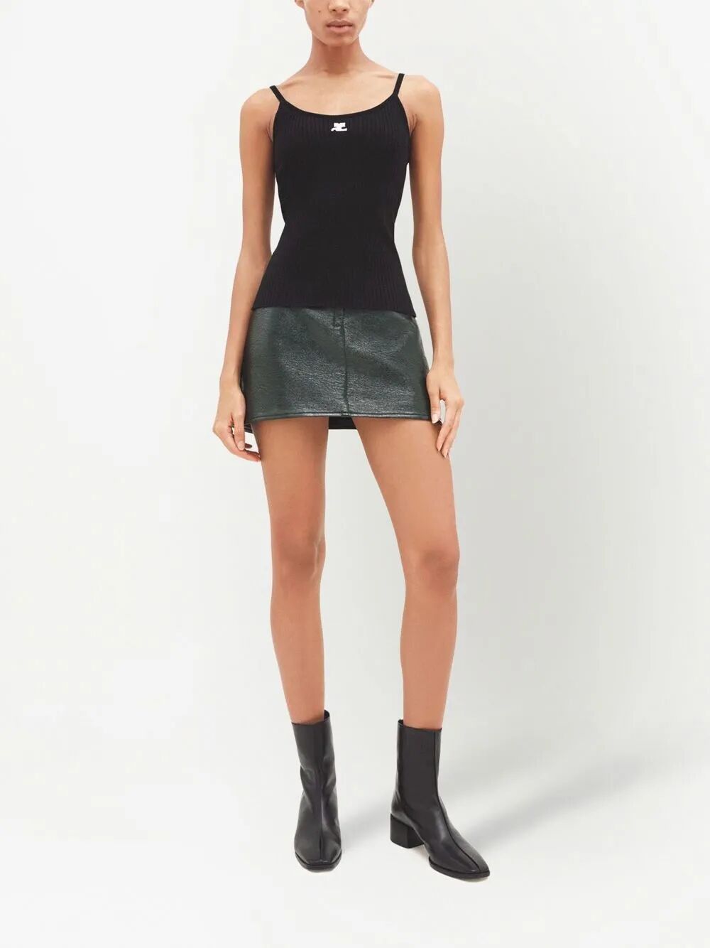 Courreges "REEDITION" KNIT TANK TOP Size M / US 6-8 / IT 42-44 - 2 Thumbnail